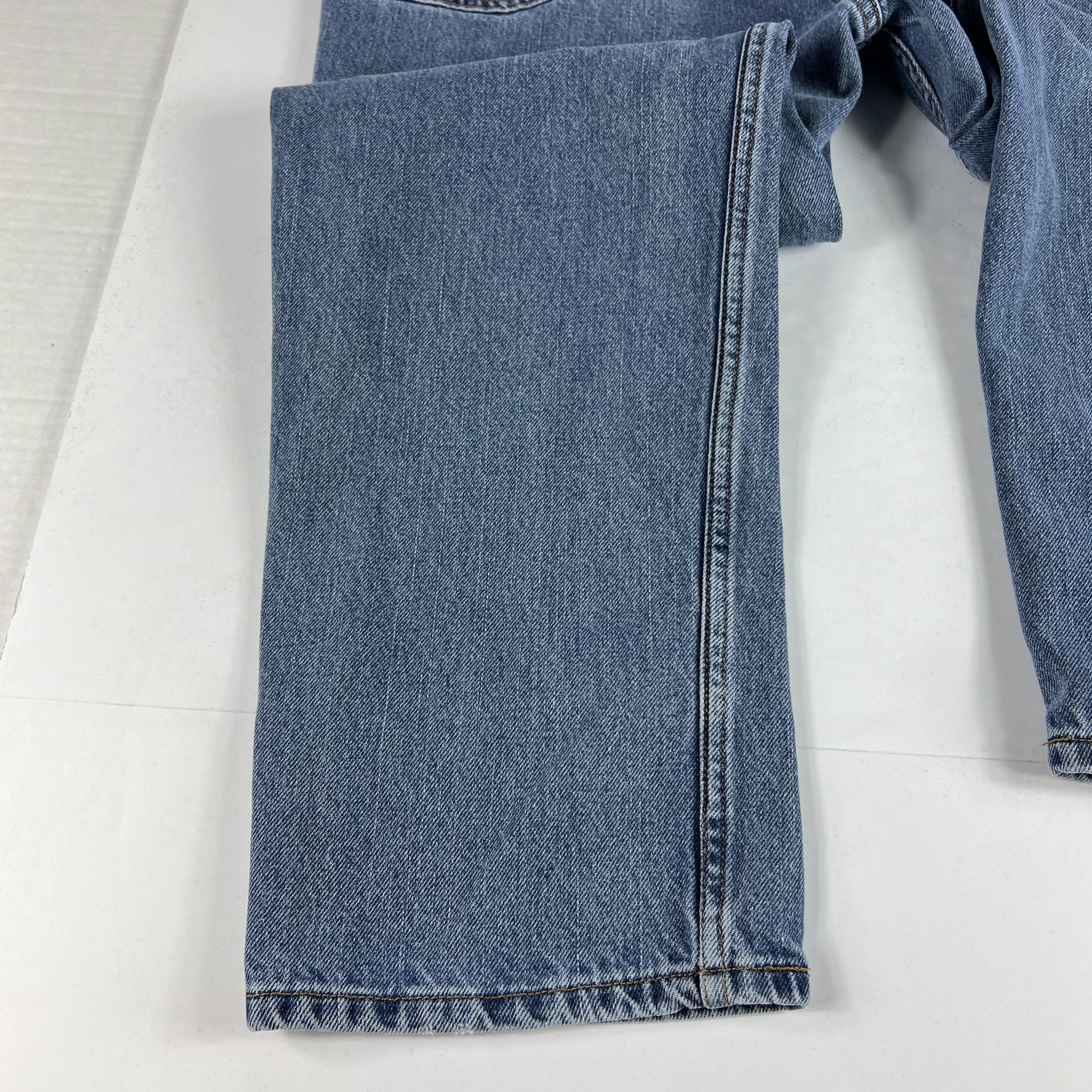 Levi's Y2K Levi's Jean 550 Relaxed Straight Blue Faded Cotton Denim Size US 34 / EU 50 - 17 Thumbnail