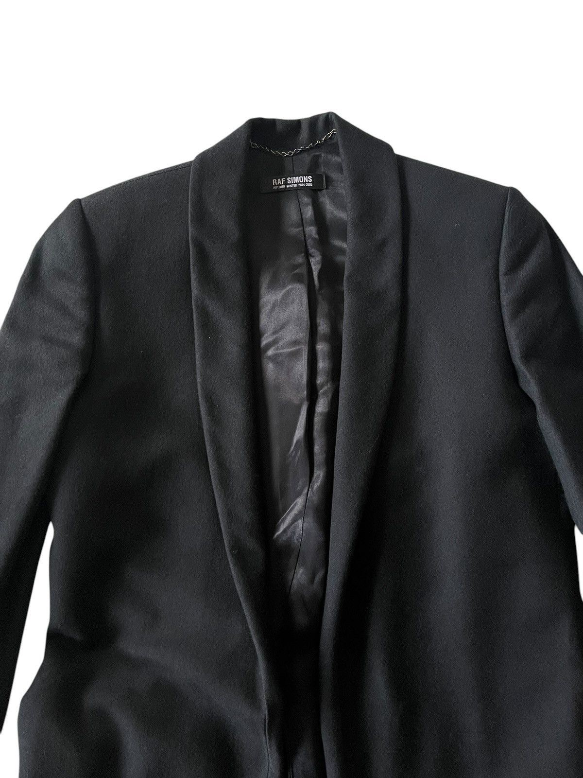 Raf Simons Raf Simons AW04-05 Waves - Wool Open Coat Size US M / EU 48-50 / 2 - 3 Thumbnail