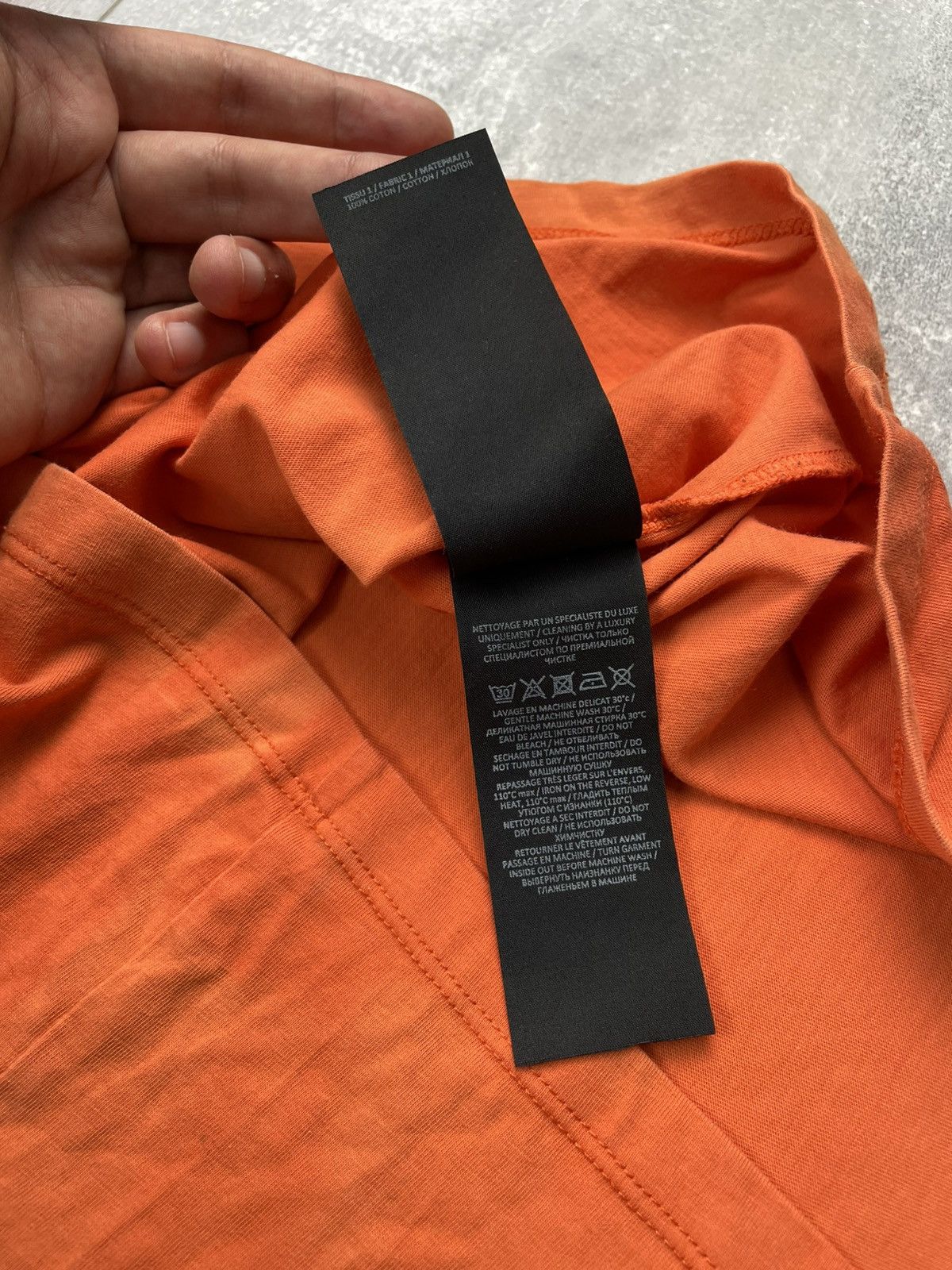 Balmain Balmain Big Logo T-shirt Orange Size US M / EU 48-50 / 2 - 13 Thumbnail