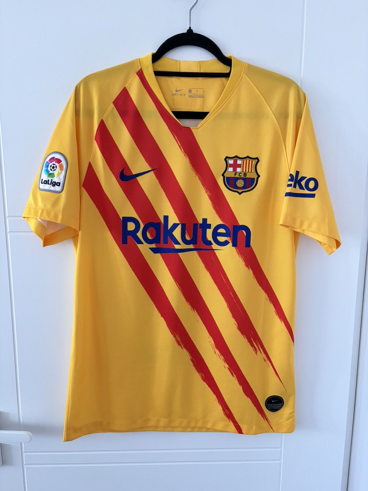 Barcelona Nike 2019-2021 czwarta Messi — zdjęcie 4