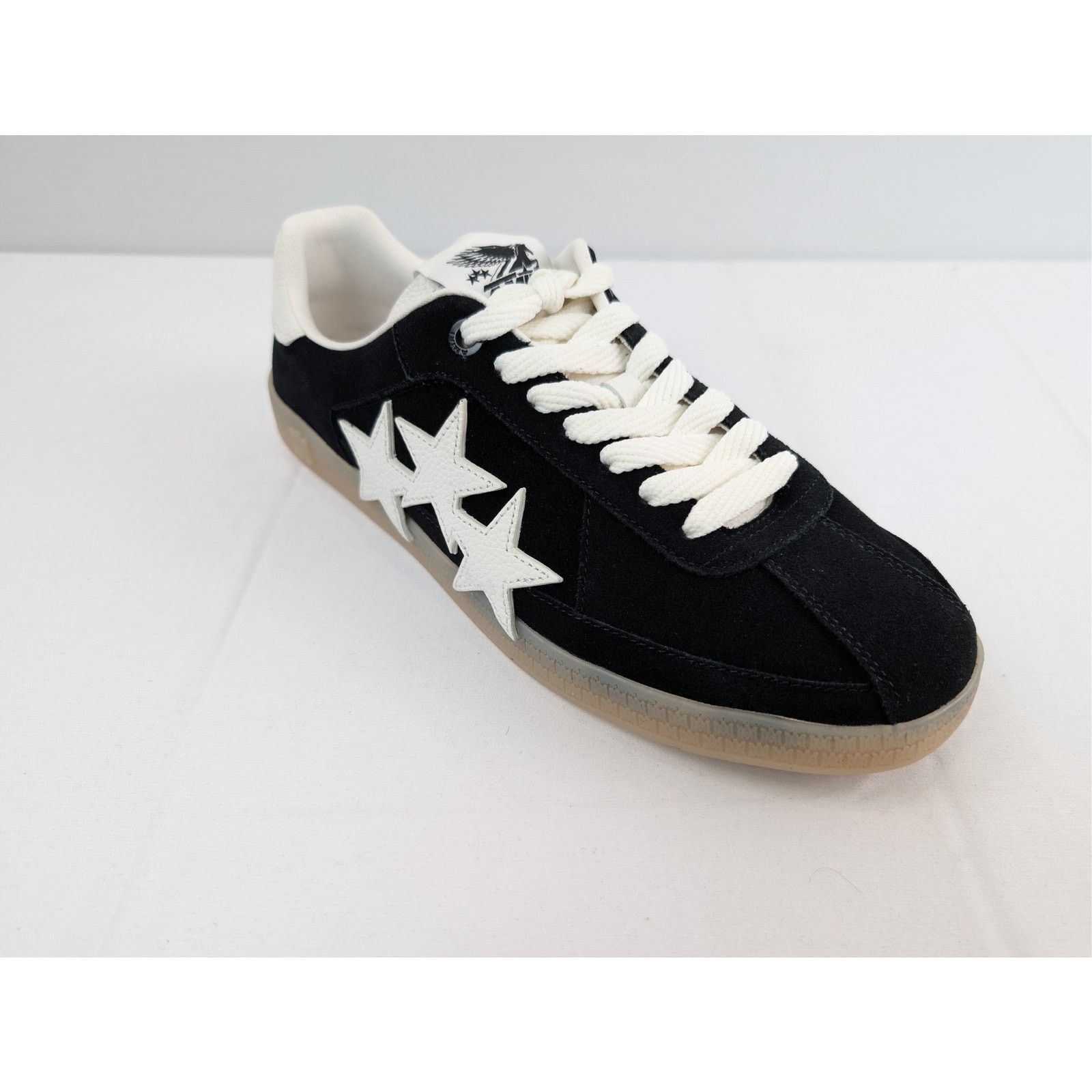 Amiri o1rshd1 Suede Pacific Sneakers in Black Size US 11 / EU 44 - 3 Thumbnail