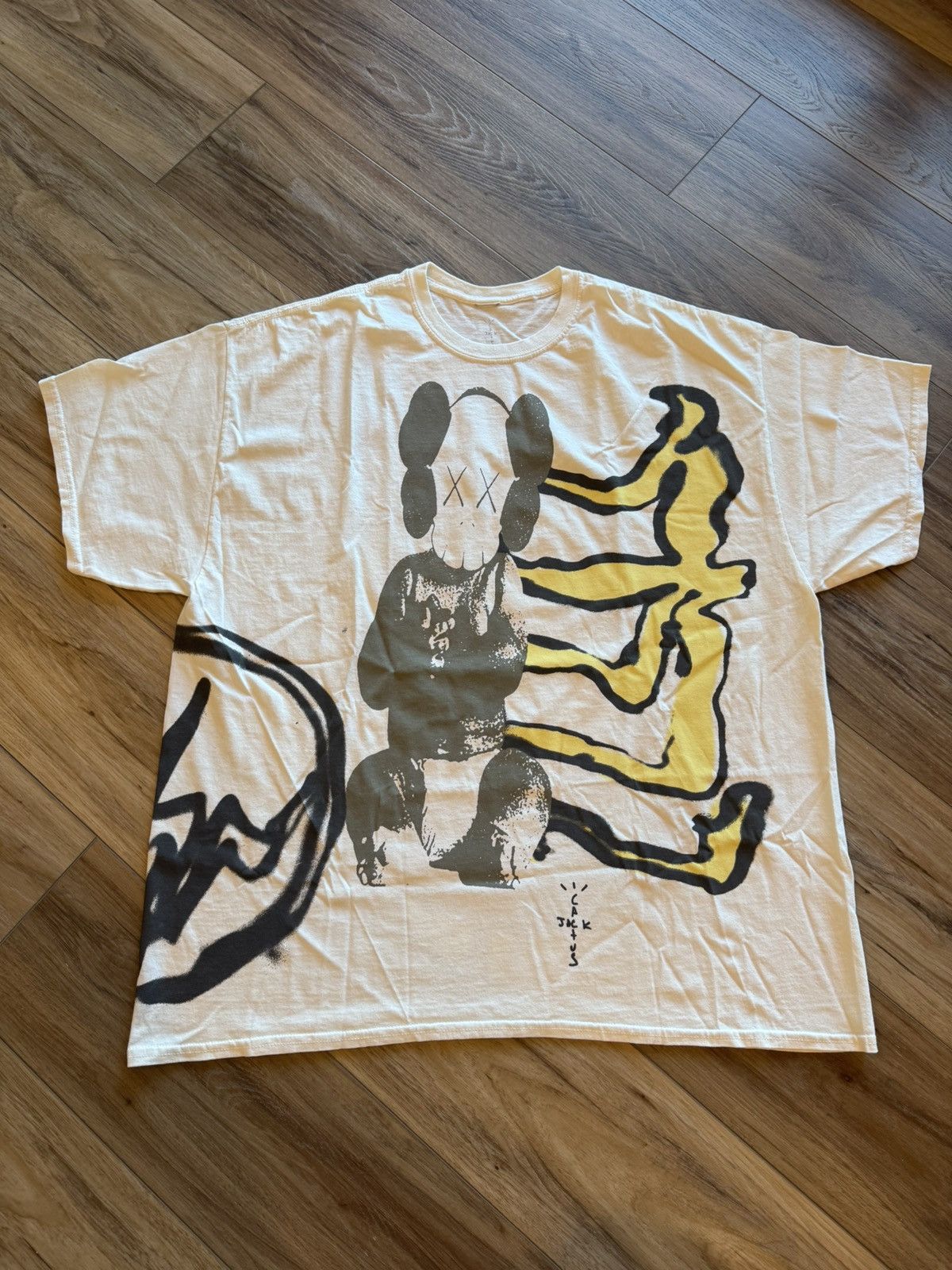 Fragment Design × Kaws × Travis Scott Travis Scott Cactus Jack x Kaws x Fragment Tee Size XL Size US XL / EU 56 / 4 - 1 Thumbnail