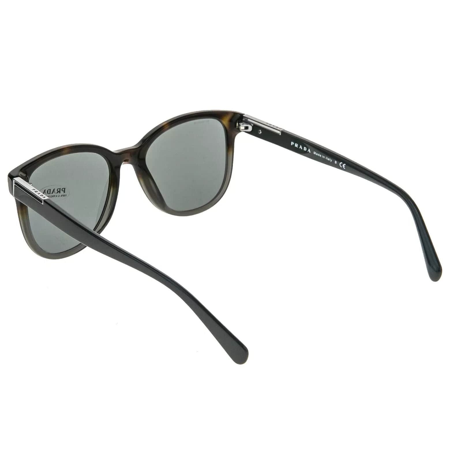 Prada PRADA Pilot 08U Black Gray Authentic Logo Sunglasses PR08US Size ONE SIZE - 9 Thumbnail