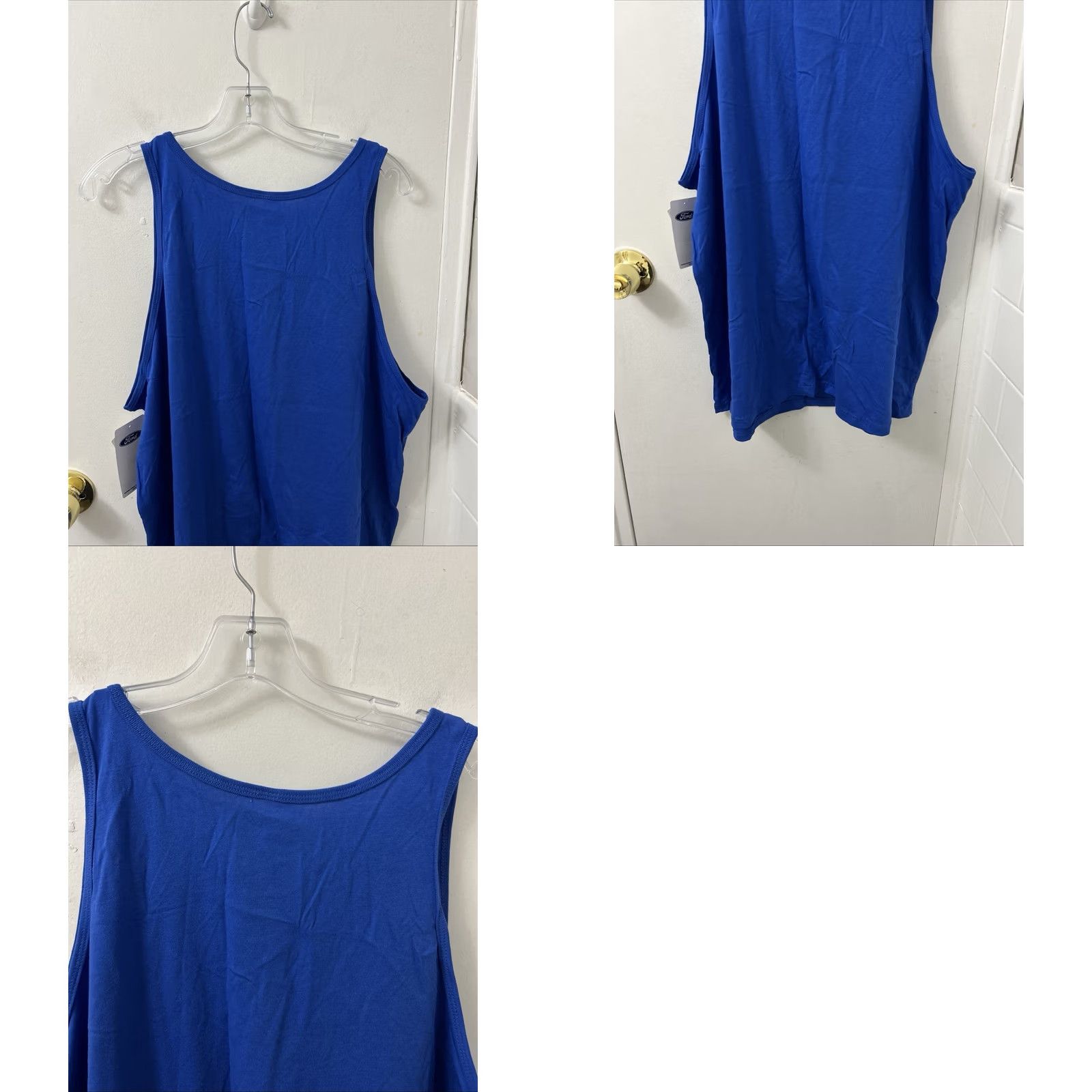 Garage VINTAGE Ford's Garage Tank Top Mens XL Blue Ringspun Cotton Shirt Official License NWT Size US XL / EU 56 / 4 - 8 Thumbnail