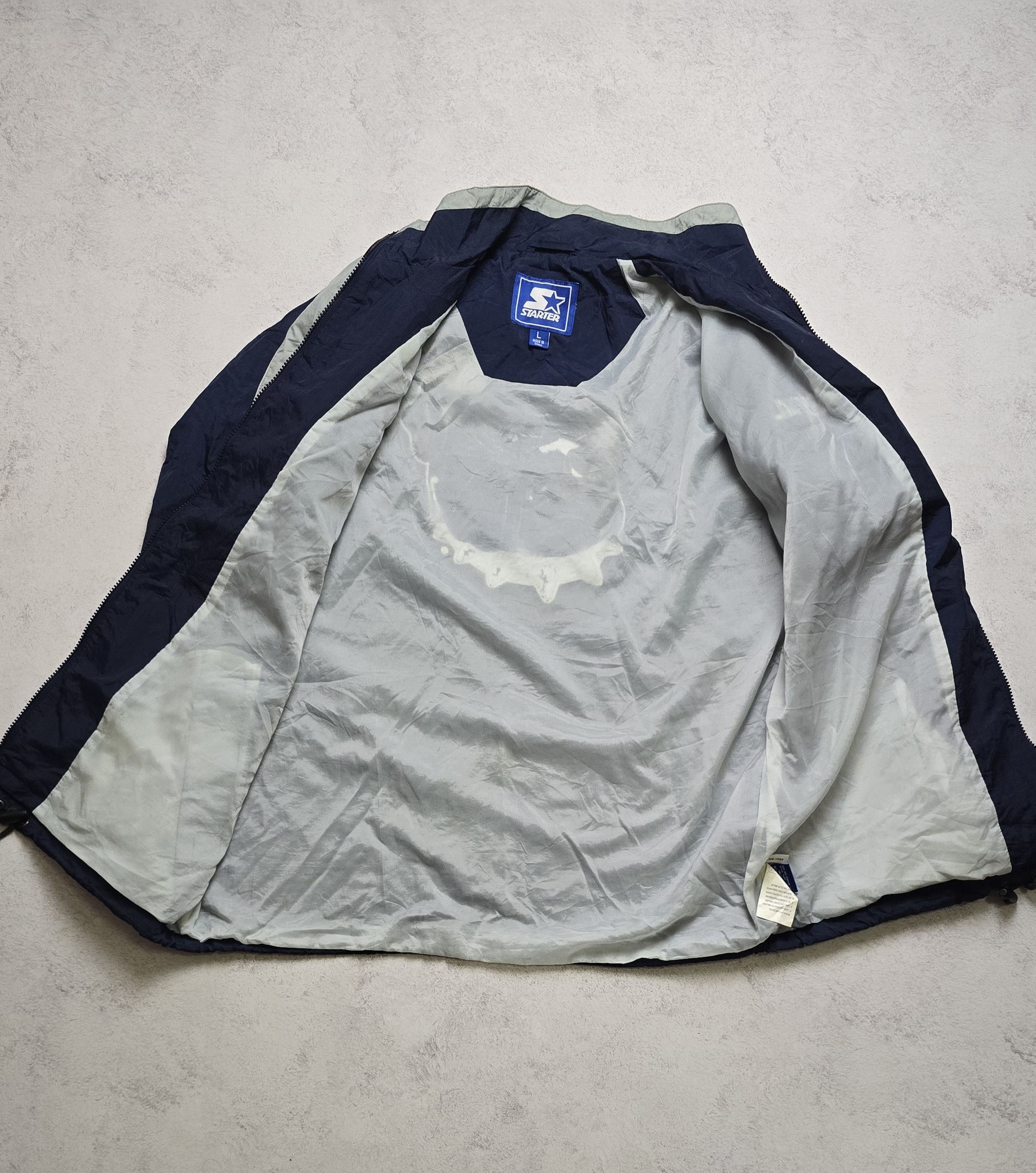 Starter Vintage 90's Starter Georgetown Hoyas Light Jacket Size US L / EU 52-54 / 3 - 21 Thumbnail
