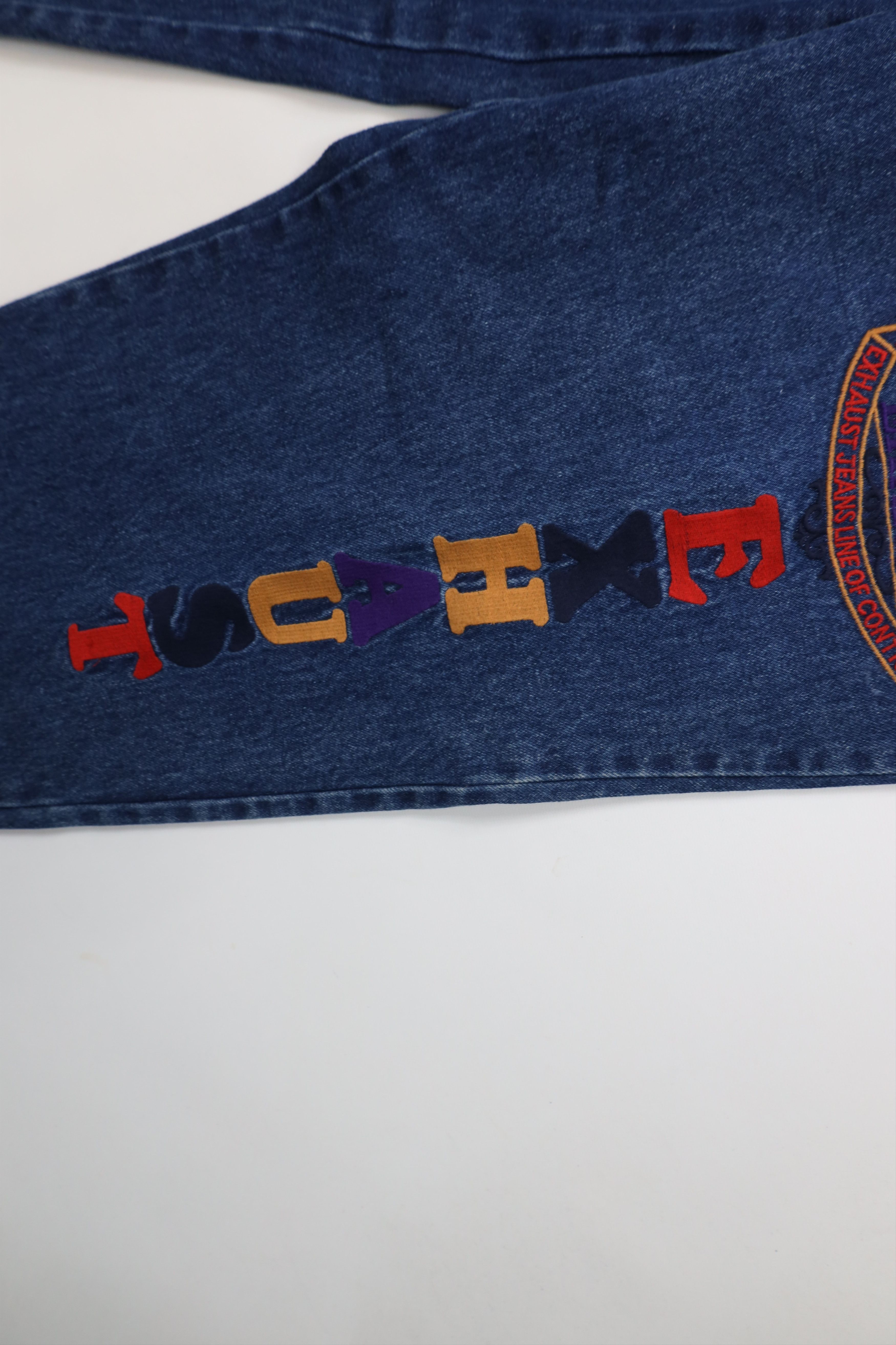 Vintage Deadstock Vintage 90s Streetwear Skateboard Jeans 8 Ball Size US 33 - 5 Thumbnail