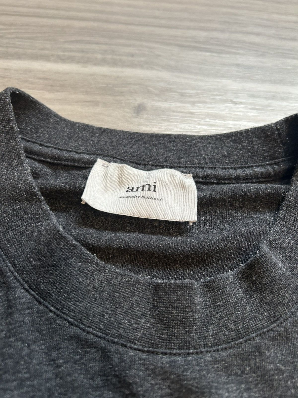 AMI AMI Paris Alexandre Mattiussi Patch Logo T-Shirt Size US M / EU 48-50 / 2 - 3 Thumbnail