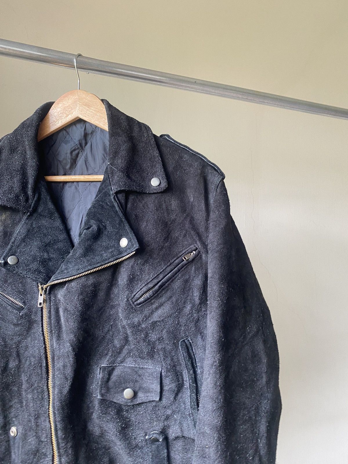 Yasuyuki Ishii VINTAGE RUDIES JAPAN BIKER LEATHER COWHIDE 90s LGB PUNK Size US M / EU 48-50 / 2 - 9 Thumbnail