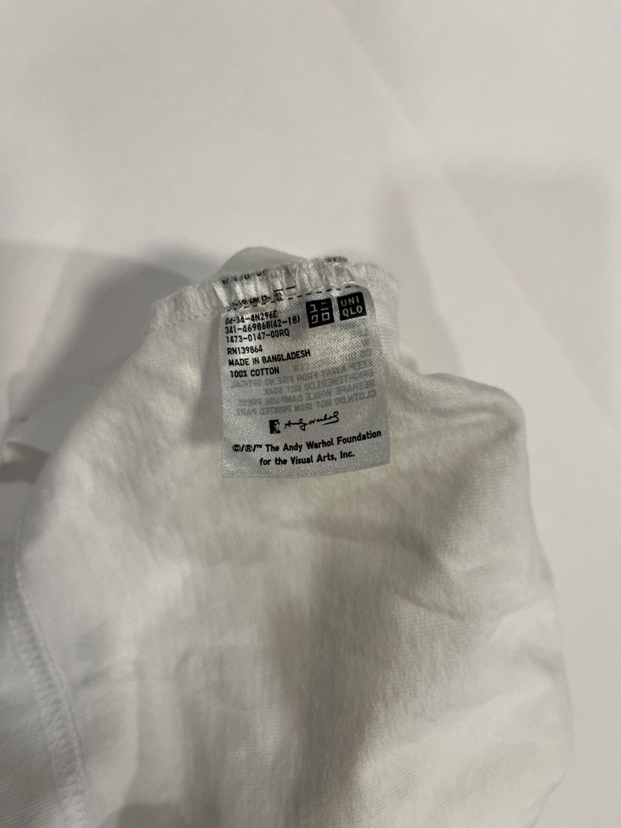 Andy Warhol × Uniqlo UNIQLO X Andy Warhol Self Portrait White T-Shirt - Small Size US S / EU 44-46 / 1 - 9 Thumbnail