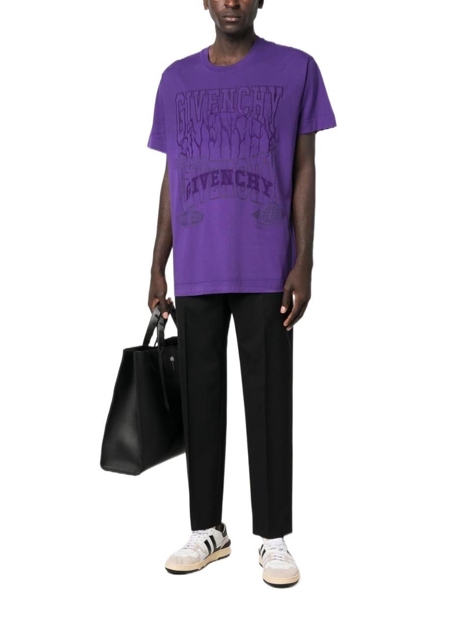 Givenchy o1loc1c0824 T-Shirt in Purple Size US S / EU 44-46 / 1 - 3 Thumbnail