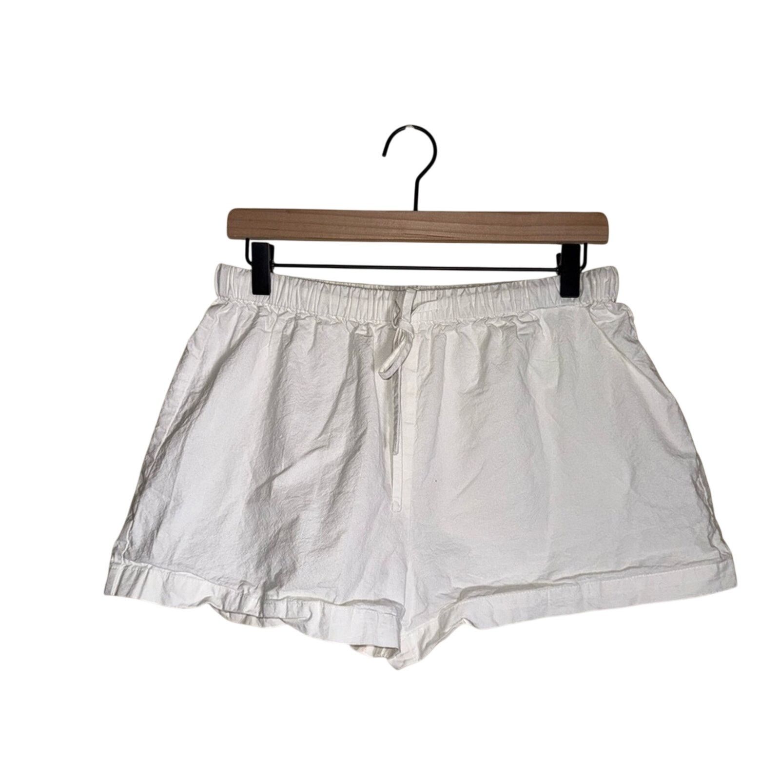 Other COMMENSE white linen drawstring coastal grandma shorts L Size 30" / US 8 / IT 44 - 1 Thumbnail