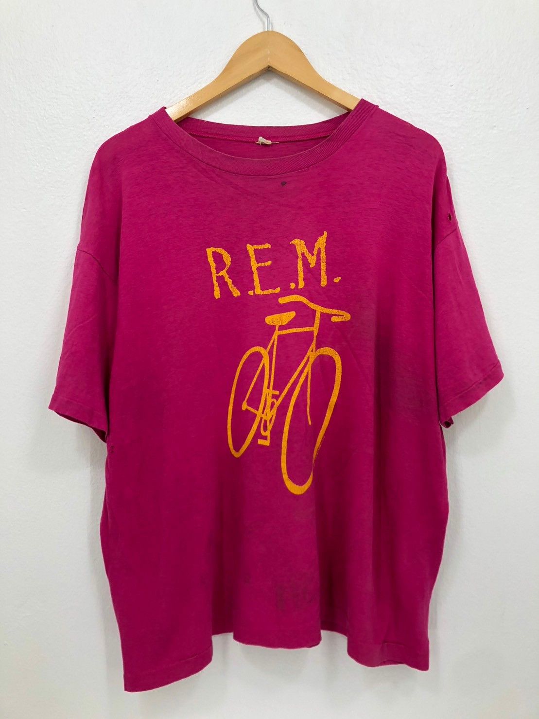 Vintage Vintage 1984's R.E.M. LITTLE AMERICA BICYCLE wts01 Size US L / EU 52-54 / 3 - 3 Thumbnail