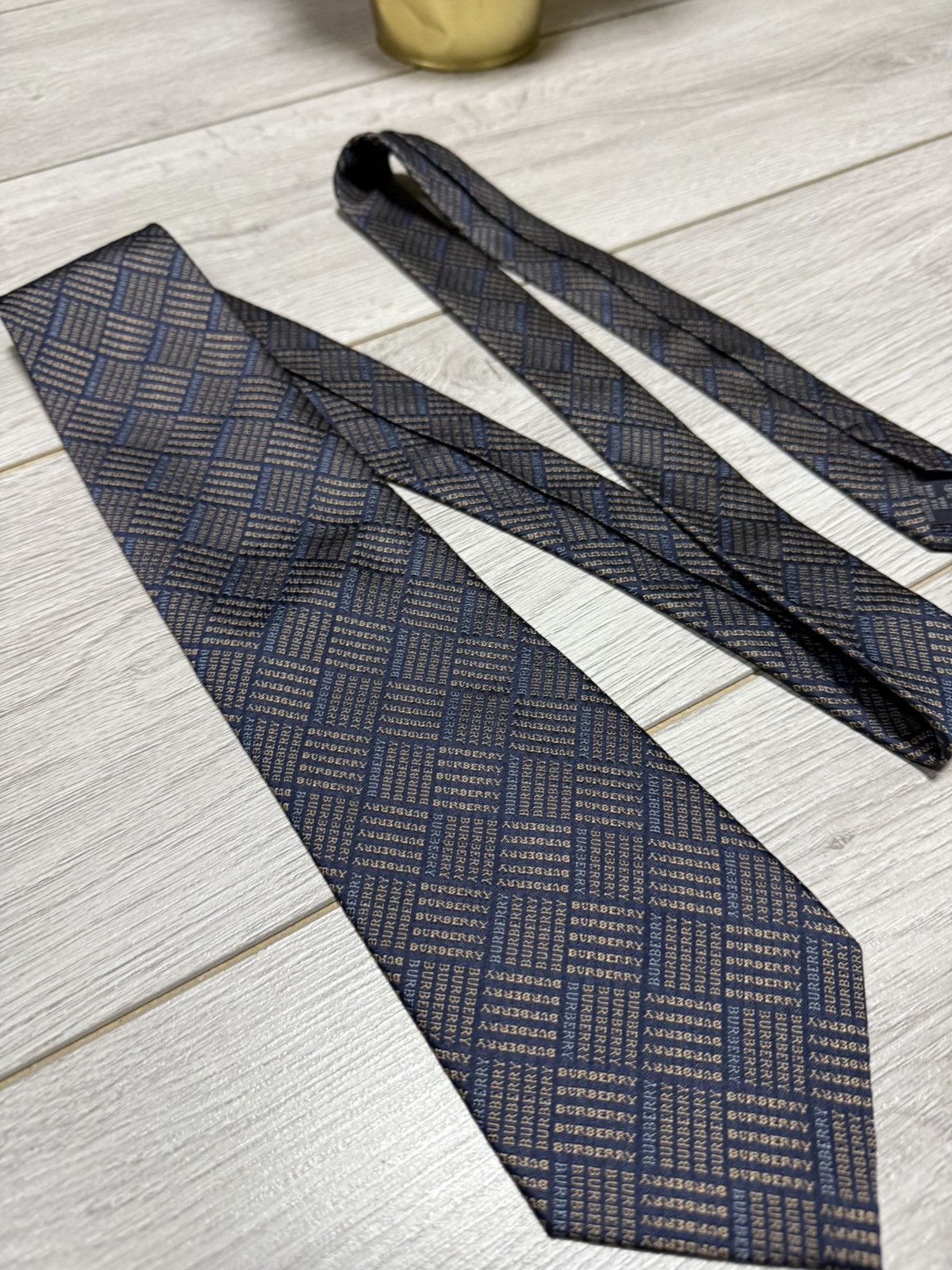 Burberry Burberry monogram all over silk tie Size ONE SIZE - 2 Thumbnail