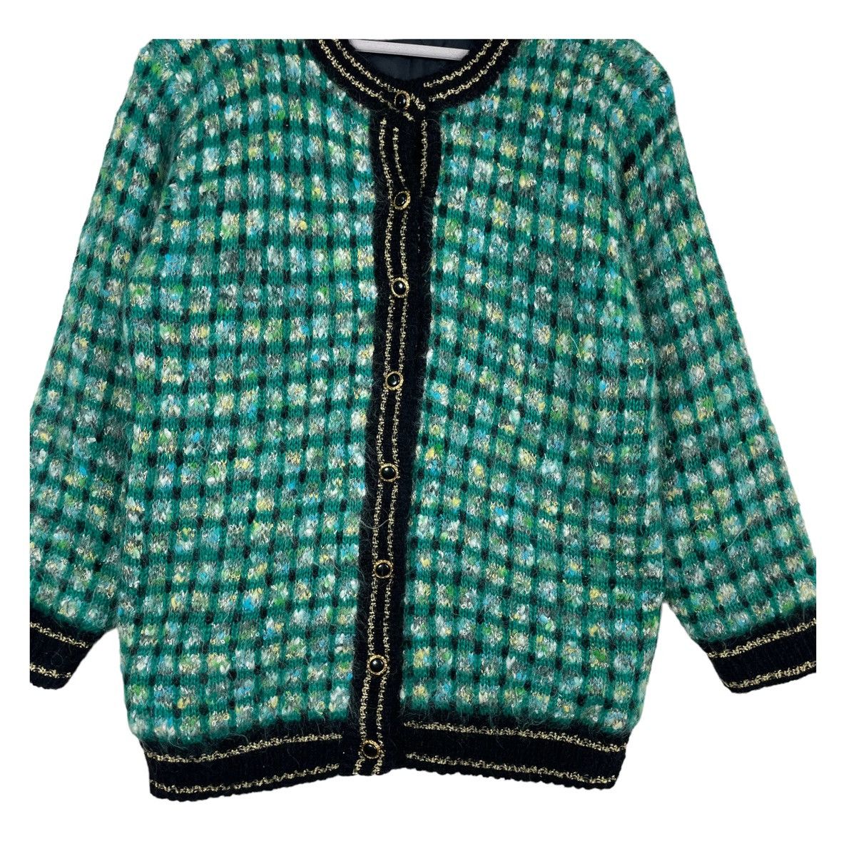 Designer × Japanese Brand × Vintage 💥80s ROYAL AVENUE TWEED LUXURY JACKET Size L / US 10 / IT 46 - 5 Thumbnail