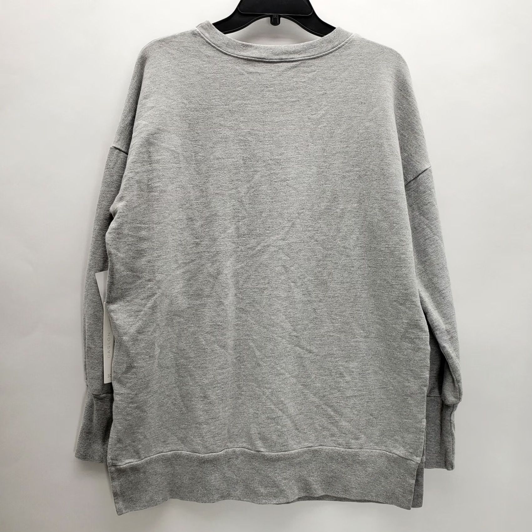 Vintage Caslon Women's Crew Neck Oversize Pull-over Sweatsuit S NEW Gray Cotton Blend Casual Oversized Blouse Mens? No, Womens Size S / US 4 / IT 40 - 2 Thumbnail