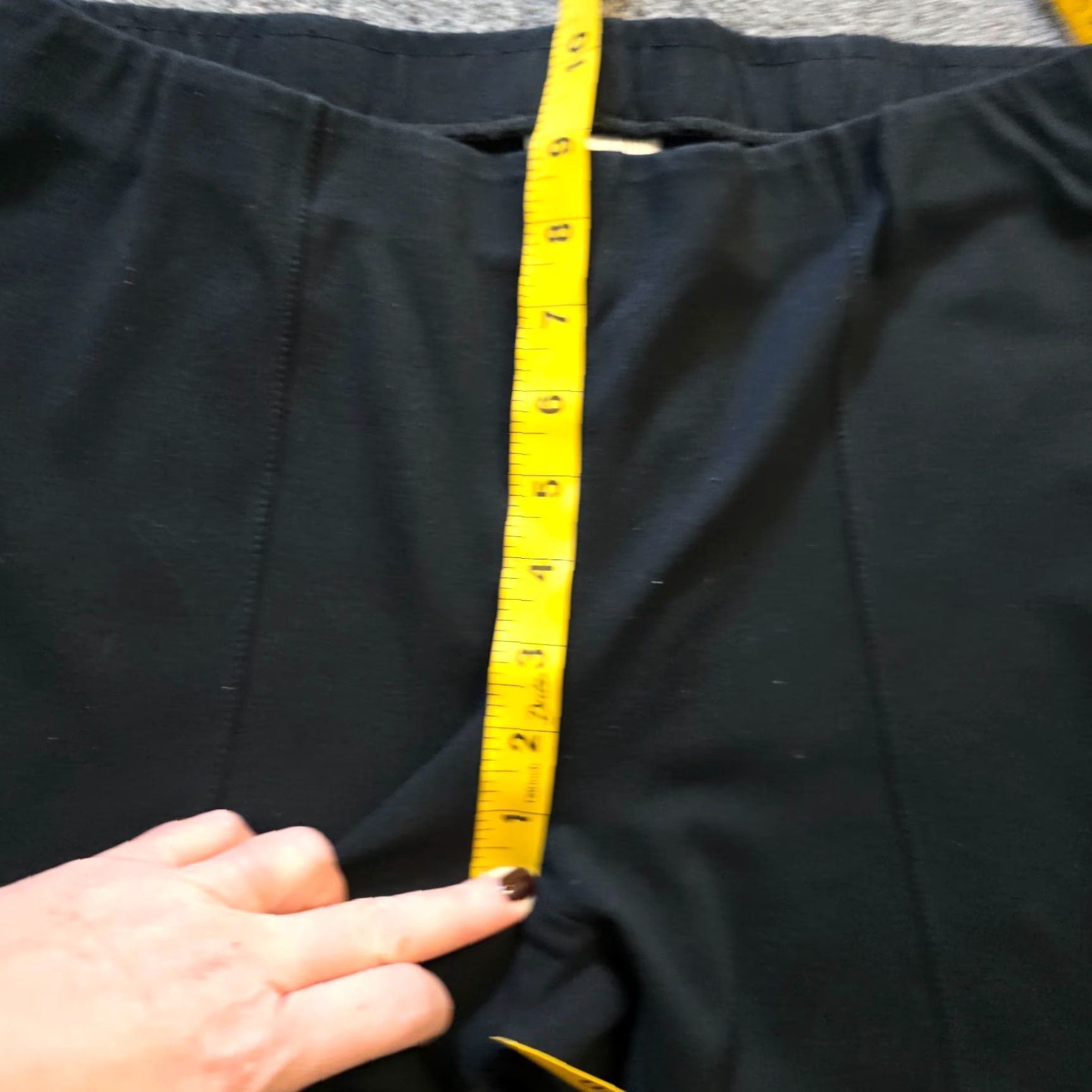 J. Jill J Jill Pants Women Medium Black Ponte Slim Leg Cropped Stretch Pull On Capsule Size 27" / US 4 / IT 40 - 6 Thumbnail