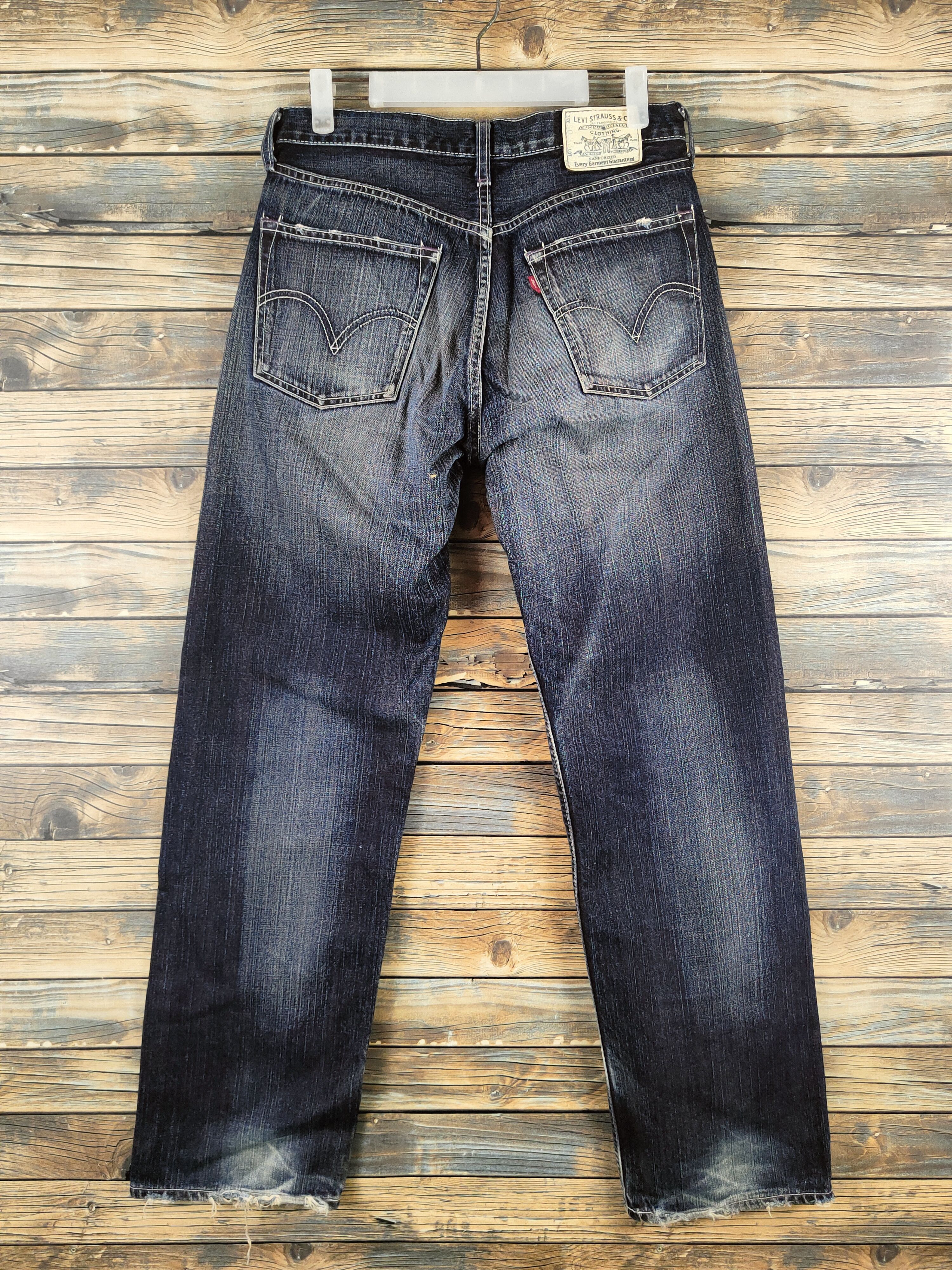 Levi's Levi's Black Distressed faded denim Jeans #S2830 Size US 29 - 7 Thumbnail