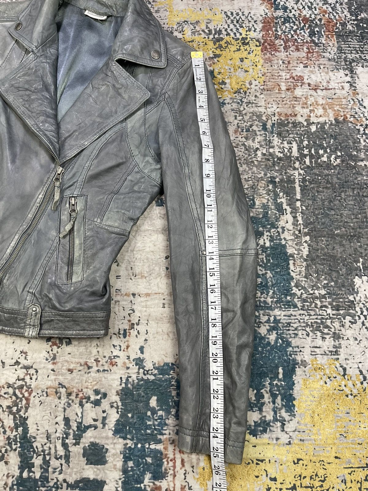 Genuine Leather Street One Sheep Leather Double Collar Biker Jackets Size S / US 4 / IT 40 - 12 Thumbnail