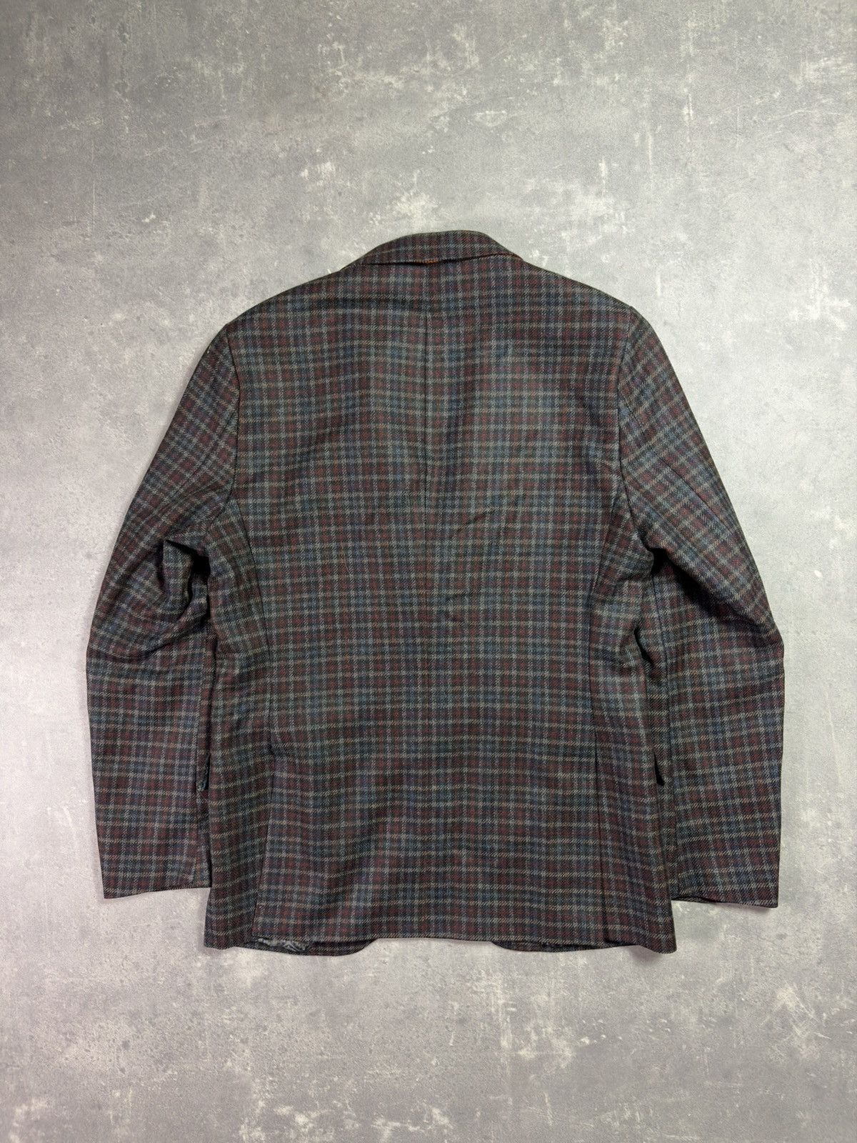 Etro Etro Tweed Wool Silk Lining Plaid Sport Blazer Jacket 50 Size 50R - 3 Thumbnail