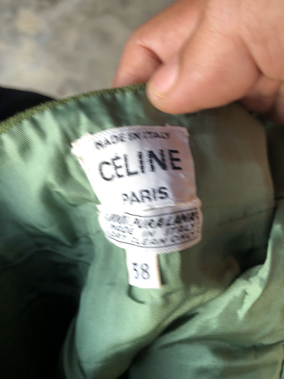 Celine Celine Midi Skirt Women green Color Size 26" / US 2 / IT 38 - 5 Thumbnail