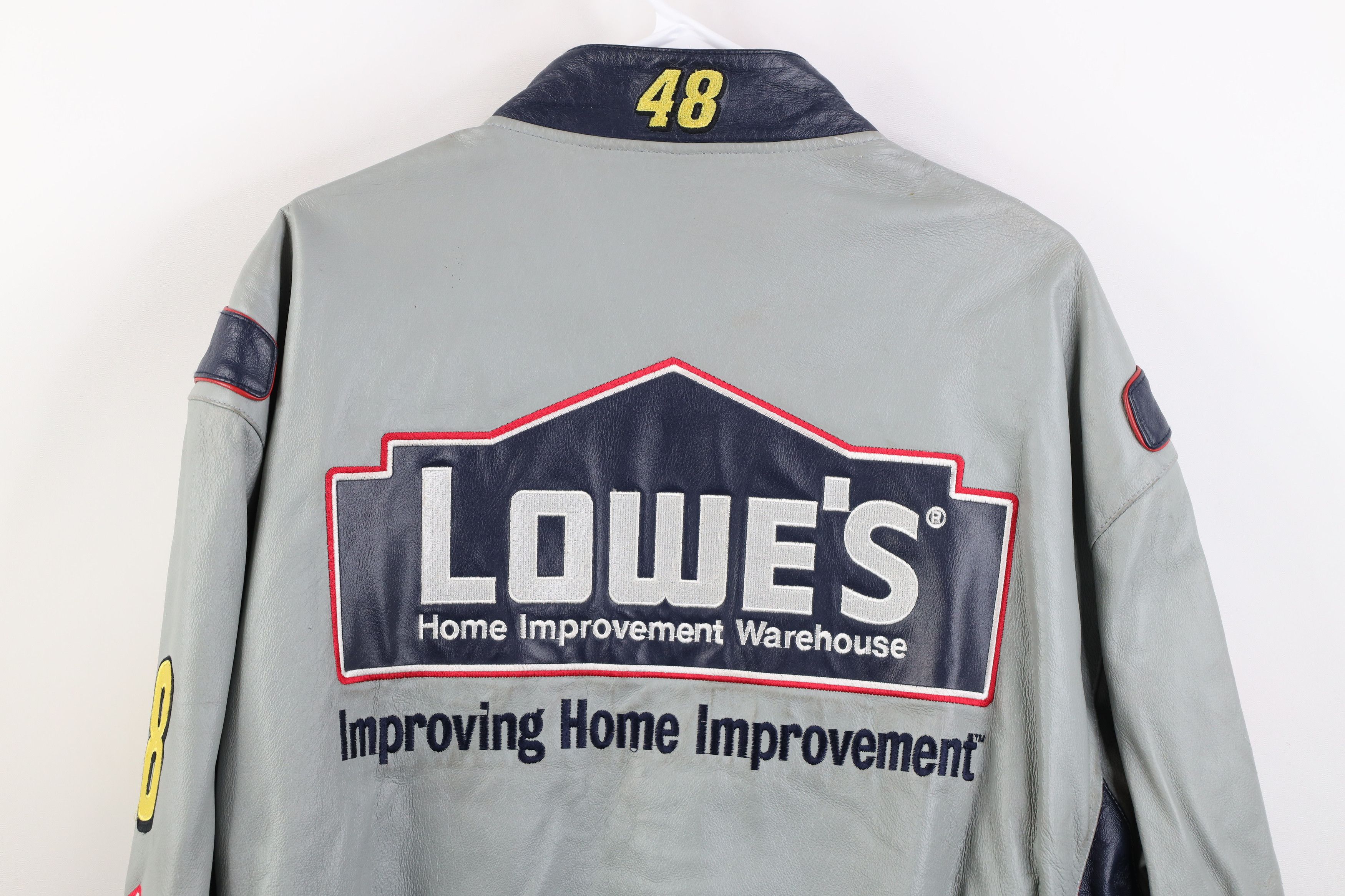 Vintage Vintage 90s Y2K NASCAR Jimmie Johnson Racing Bomber Jacket Size US L / EU 52-54 / 3 - 16 Thumbnail