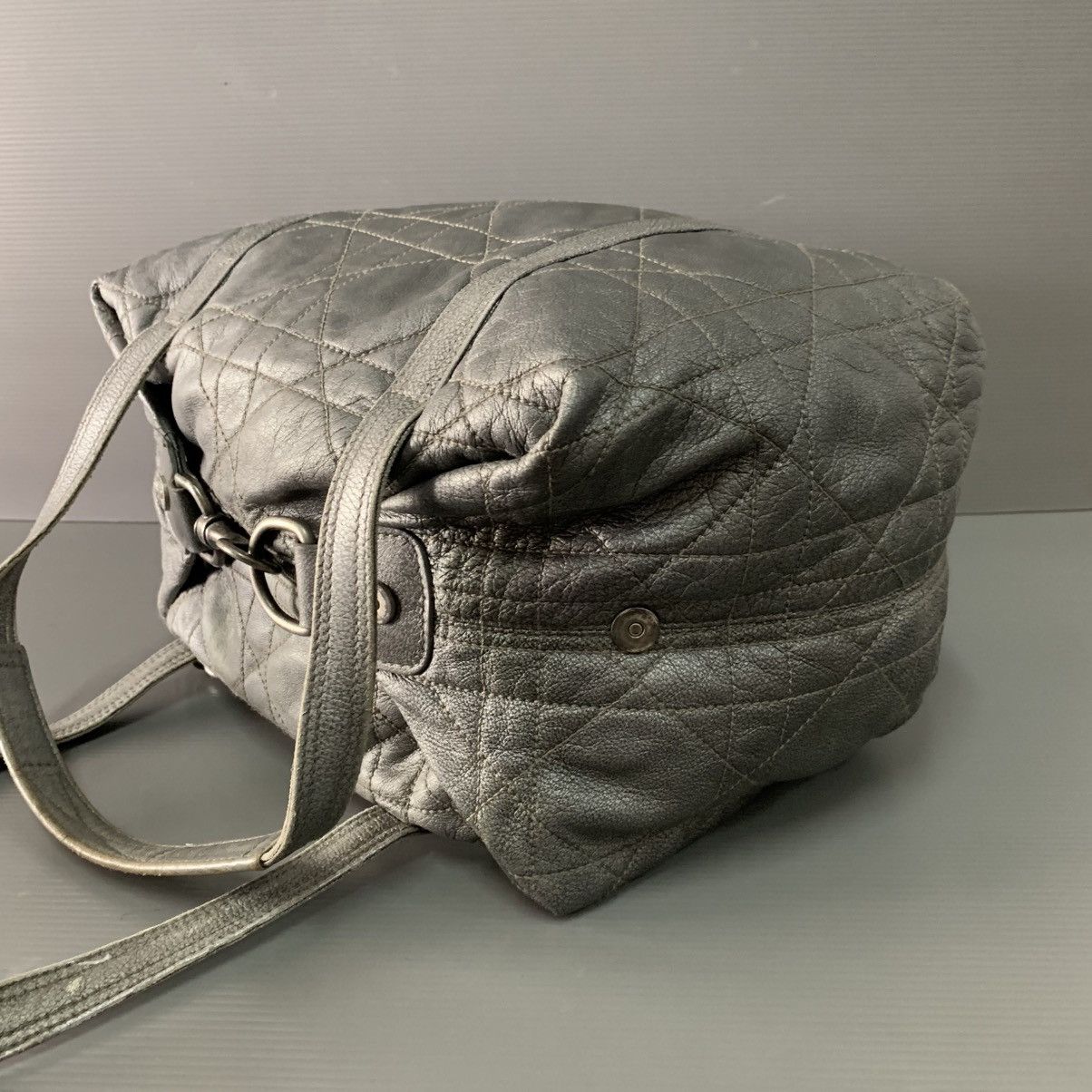 Christian Dior Monsieur Christian Dior Leather Boston Bag Size ONE SIZE - 4 Thumbnail