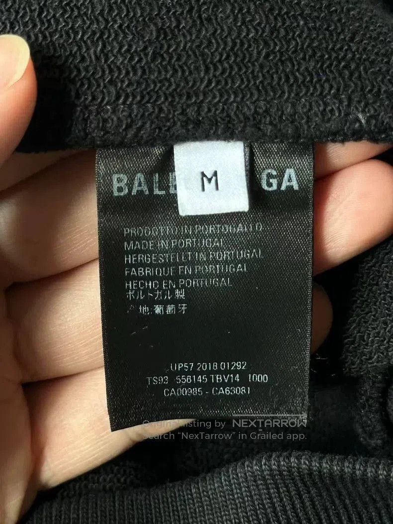 Balenciaga Balenciaga Black Coke Hoodie. Size US M / EU 48-50 / 2 - 4 Thumbnail