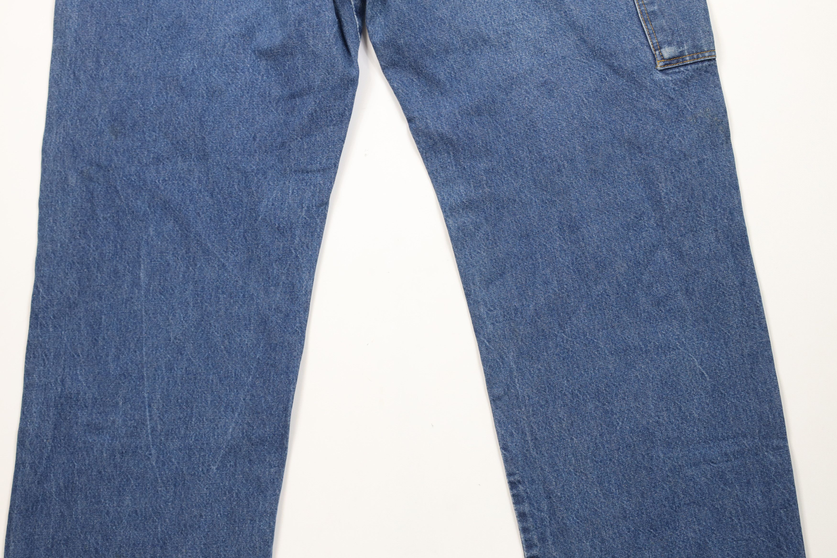 Vintage Vintage 70s Streetwear Wide Leg Dungaree Denim Jeans USA Size US 36 / EU 52 - 15 Thumbnail