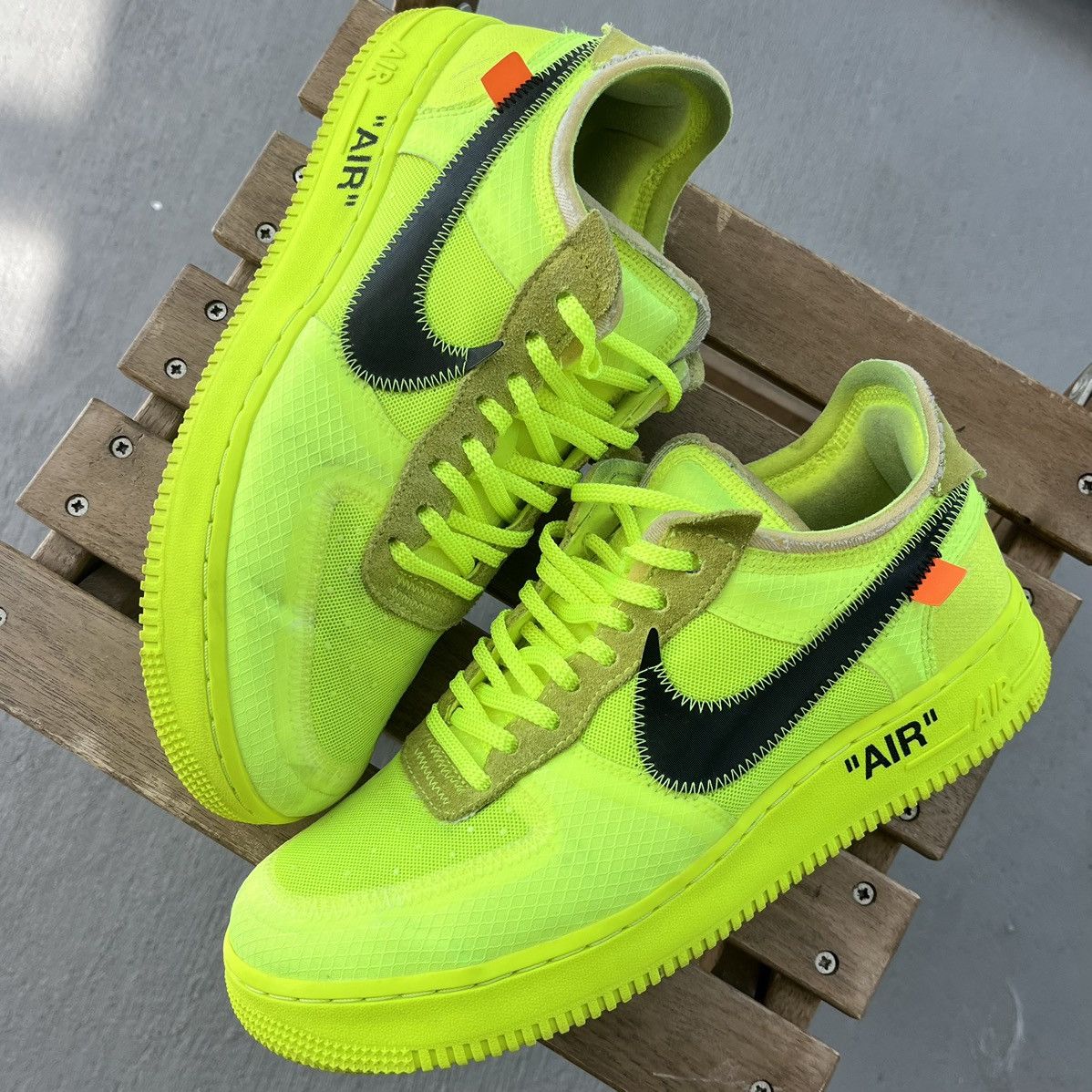 Nike Off White Nike x Off White Volt Air Force 8.5 Grailed