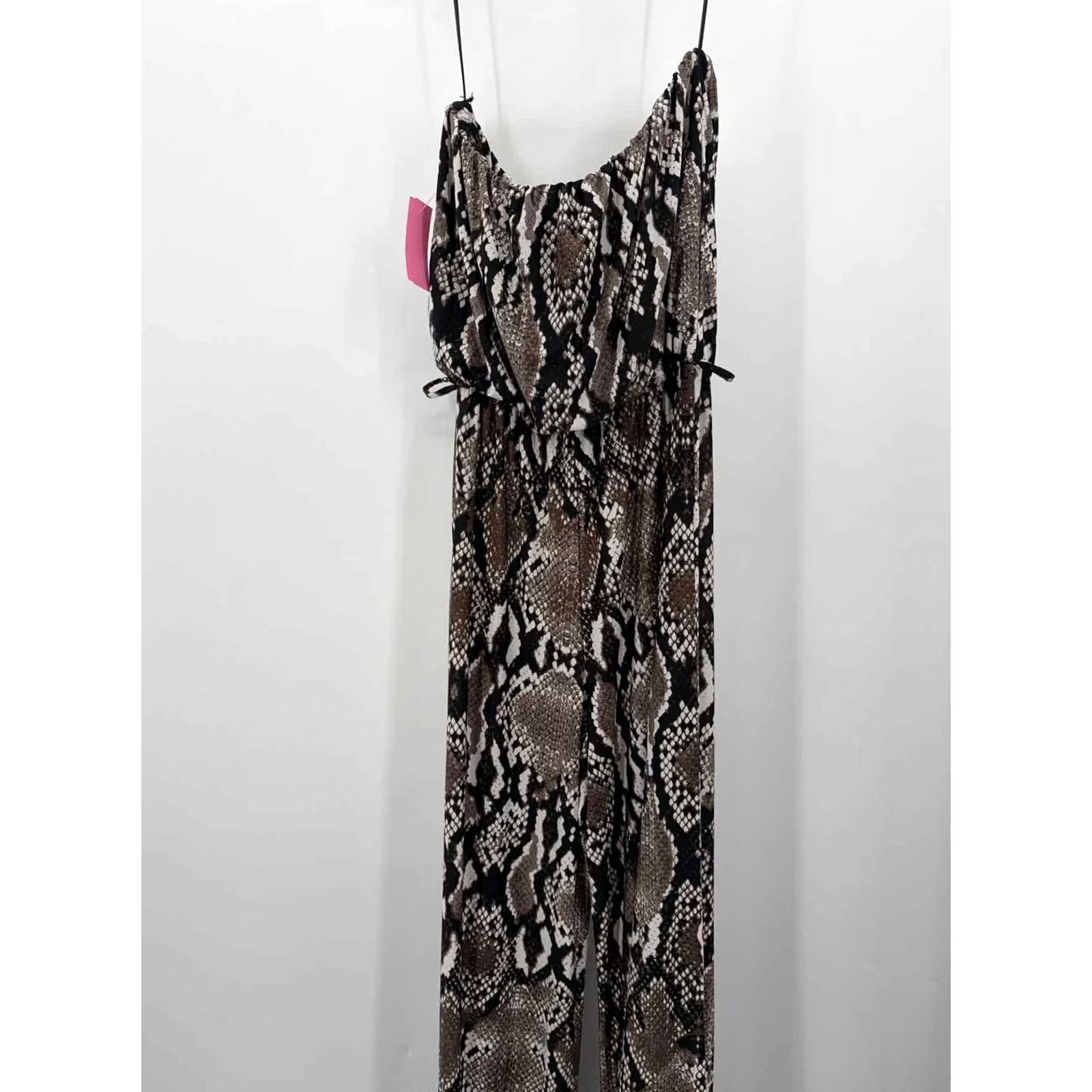 Vintage Sandiva Grey Strapless Jumpsuit Small Adults? Size 28" / US 6 / IT 42 - 3 Thumbnail