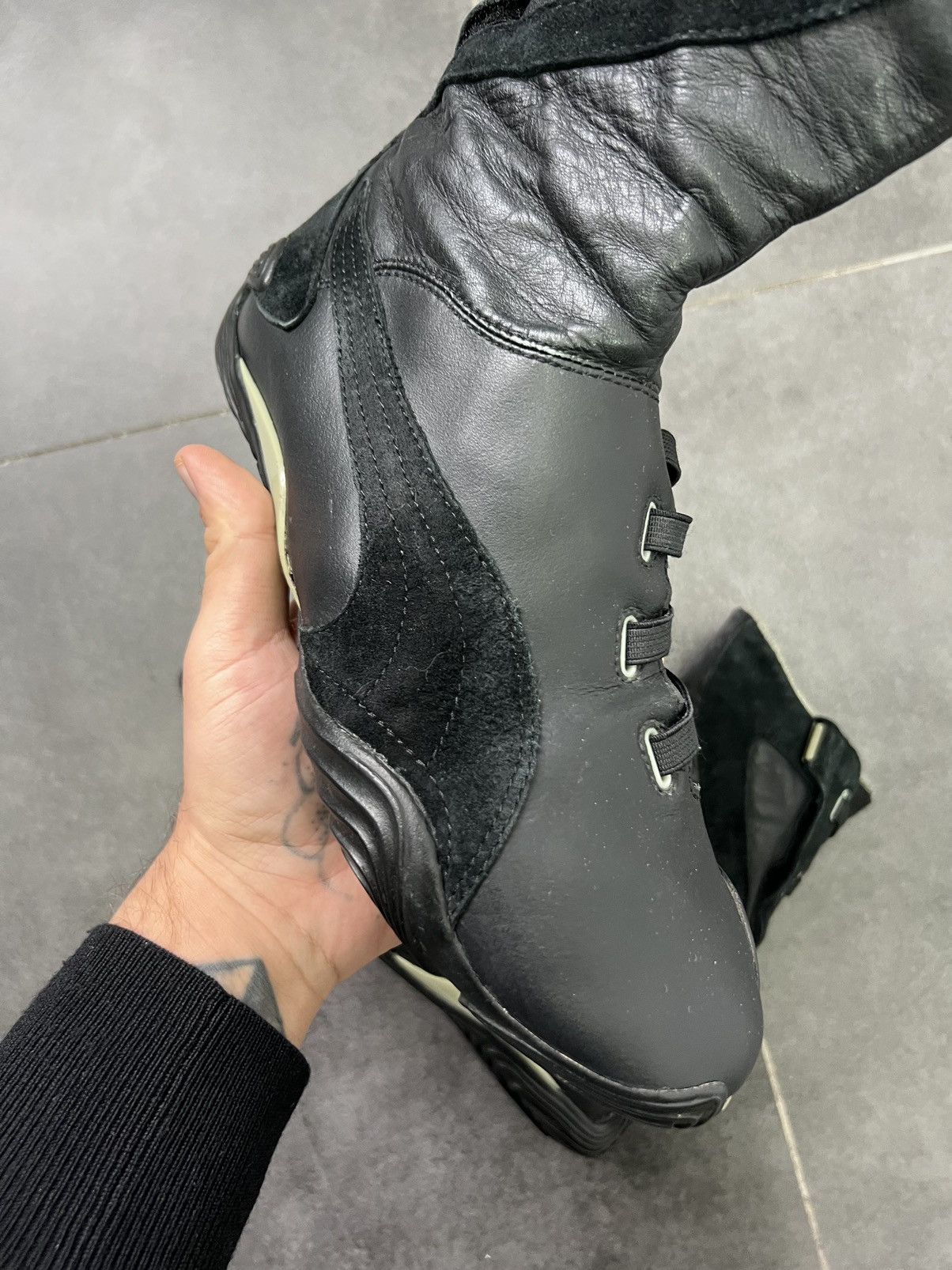 Puma 00s Puma Bonnevile Moto Racing Vintage Boots Size US 8 / IT 38 - 3 Thumbnail