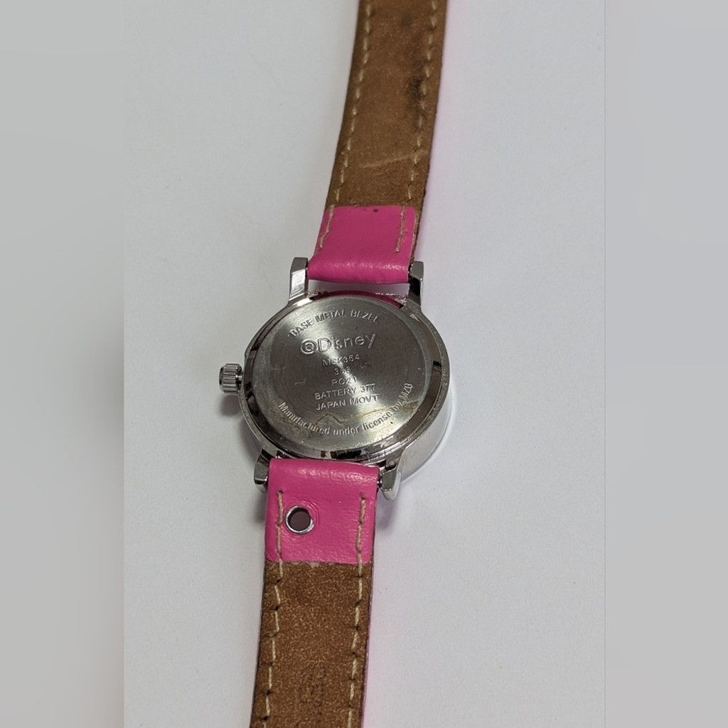 Disney Vintage Disney Minnie Mouse Watch Pink Band (New Battery) Size ONE SIZE - 5 Thumbnail