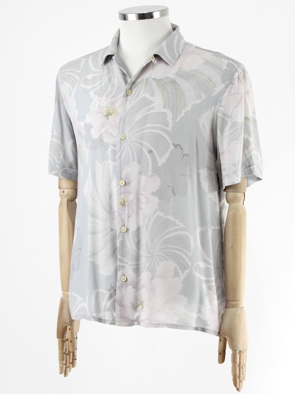 Allsaints ALLSAINTS Short-sleeved viscose print shirt Size US L / EU 52-54 / 3 - 2 Thumbnail