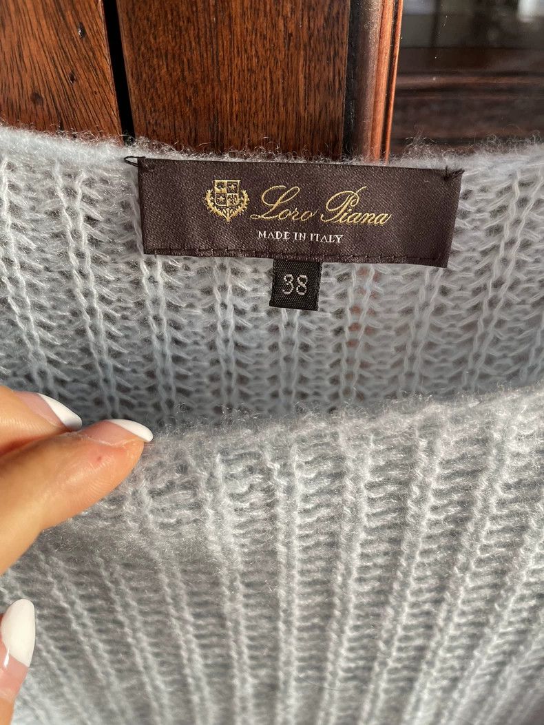 Loro Piana LORO PIANA Cashmere round neck sweater Size XS / US 0-2 / IT 36-38 - 3 Thumbnail