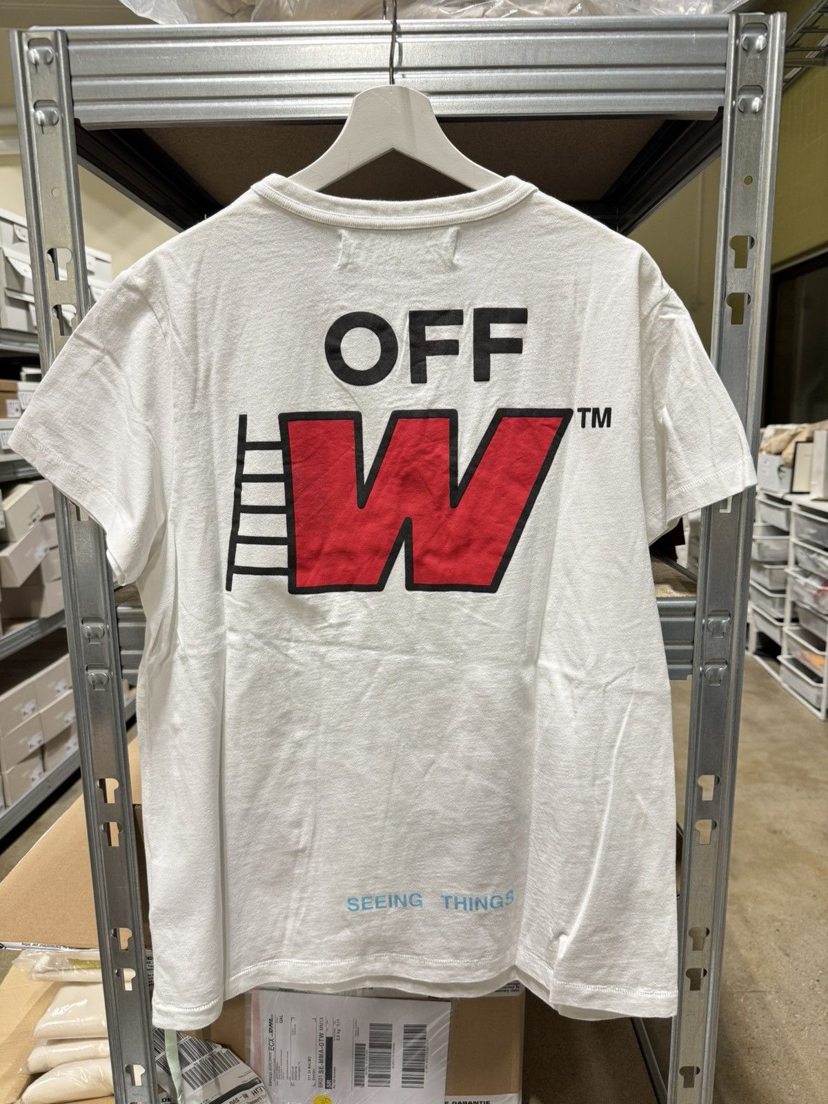 Off-White Off-White Logo T-Shirt NEW 500$ Size US XS / EU 42 / 0 - 1 Thumbnail
