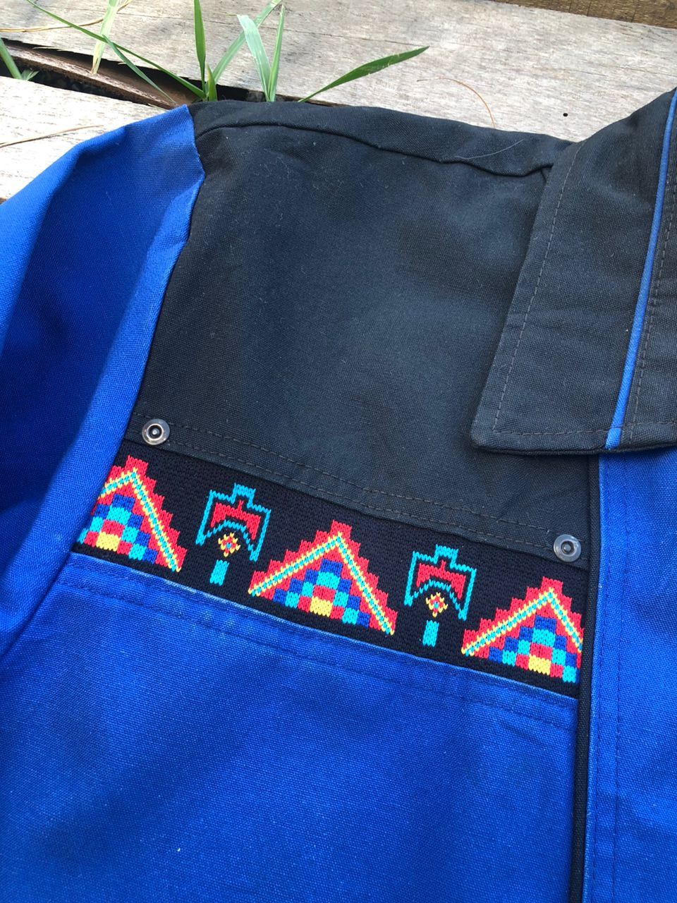Vintage Vintage 90s David James Aztec Jacket Size US L / EU 52-54 / 3 - 4 Thumbnail