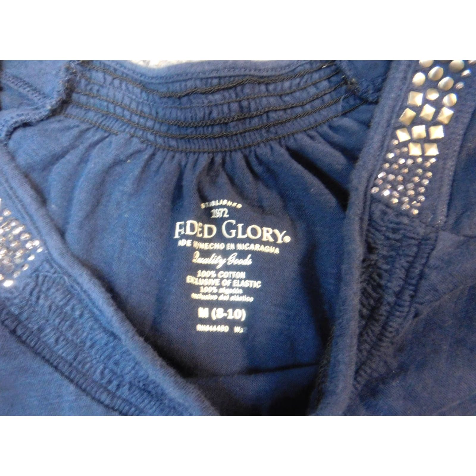 Faded Glory **Faded Glory Womens Blue Collared Medium Blouse Pullover** User: **Faded Glory Womens Medium Blue Collared Blouse Pullover** Size M / US 6-8 / IT 42-44 - 5 Thumbnail