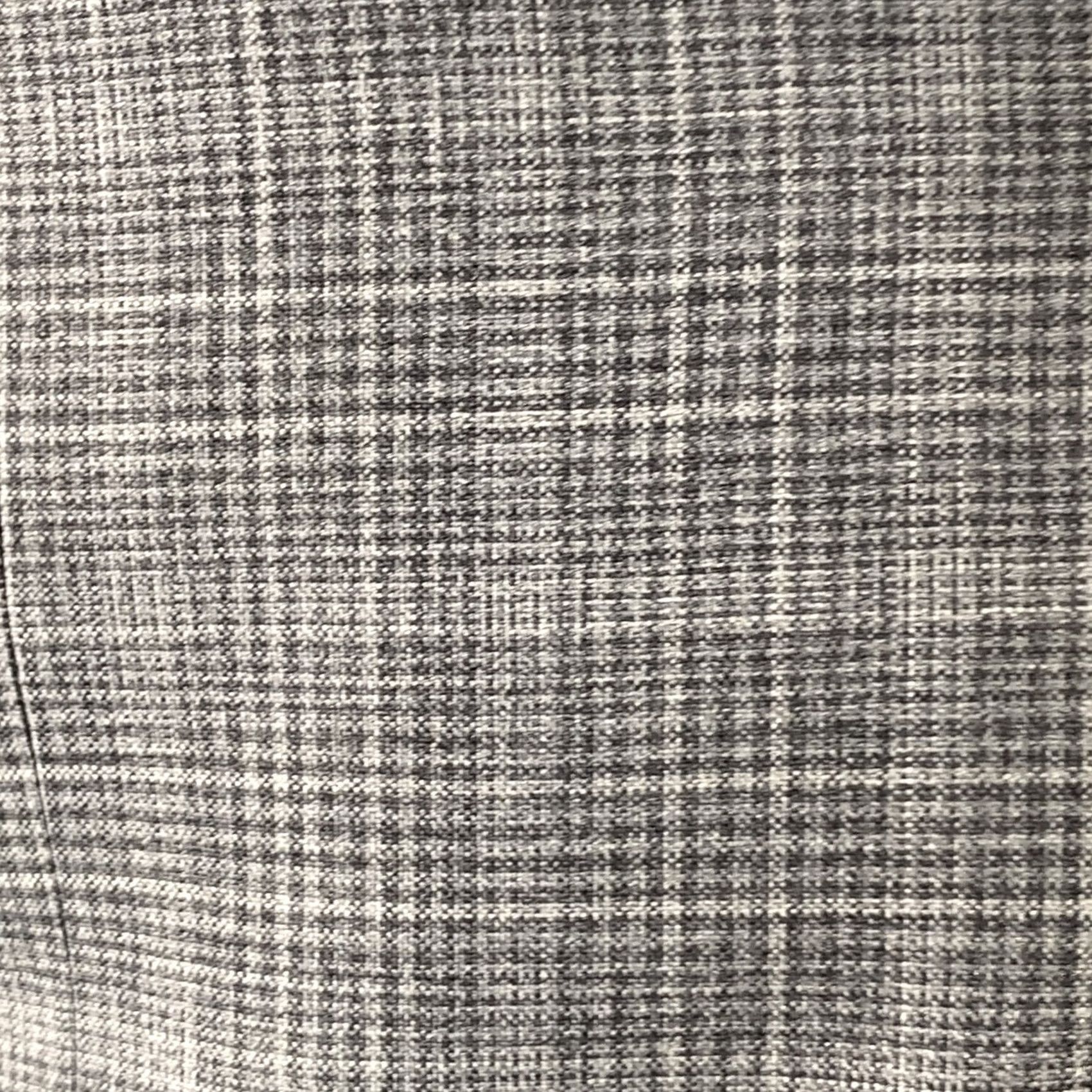 Vintage EIDOS Size 38 Regular Grey Charcoal Plaid Wool Notch Lapel Suit Mens Size 38R - 3 Thumbnail