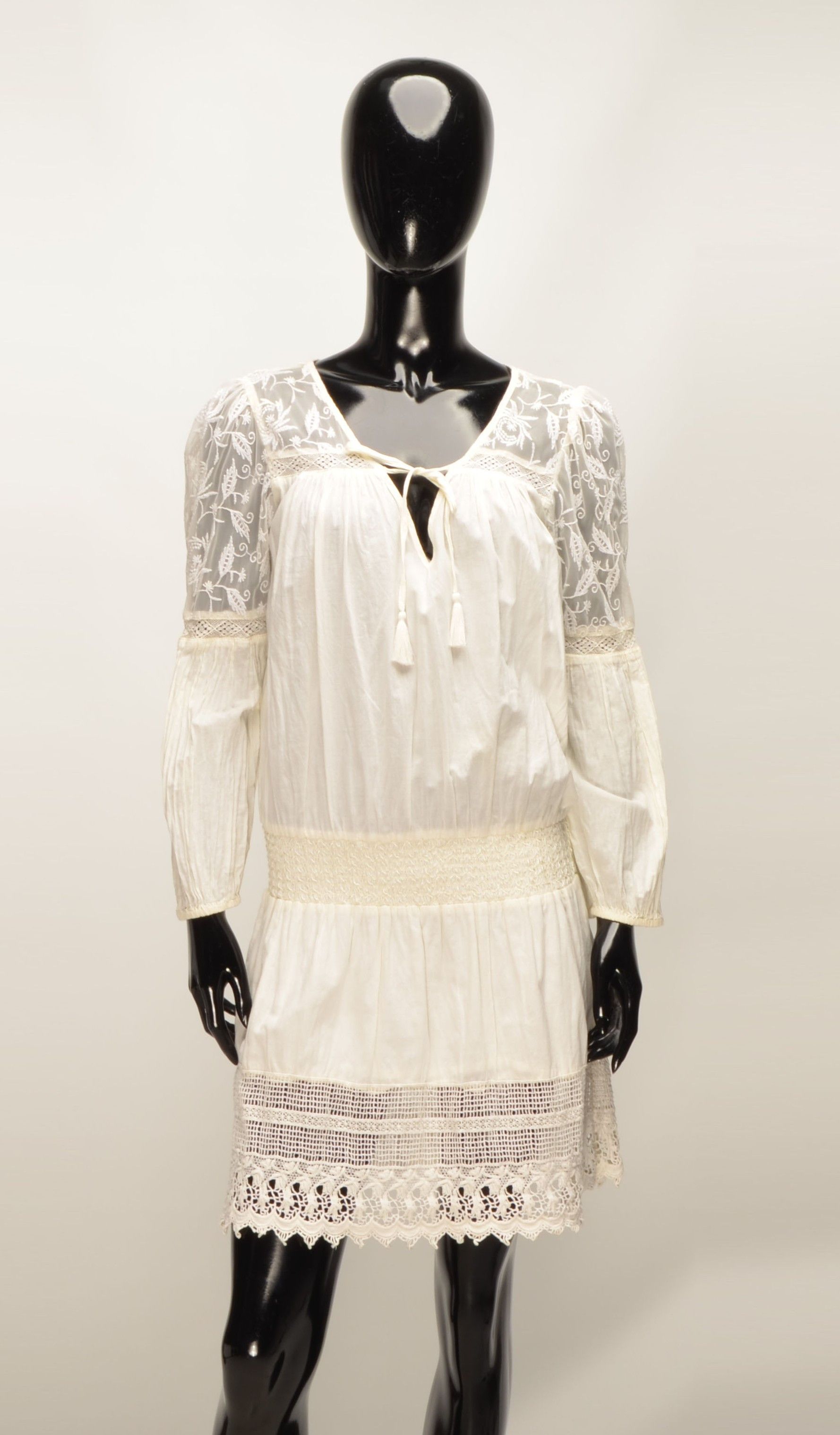 Denim & Supply Ralph Lauren Denim & Supply Ralph Lauren Cottagecore Lace Trim Boho Dress Size M / US 6-8 / IT 42-44 - 1 Thumbnail