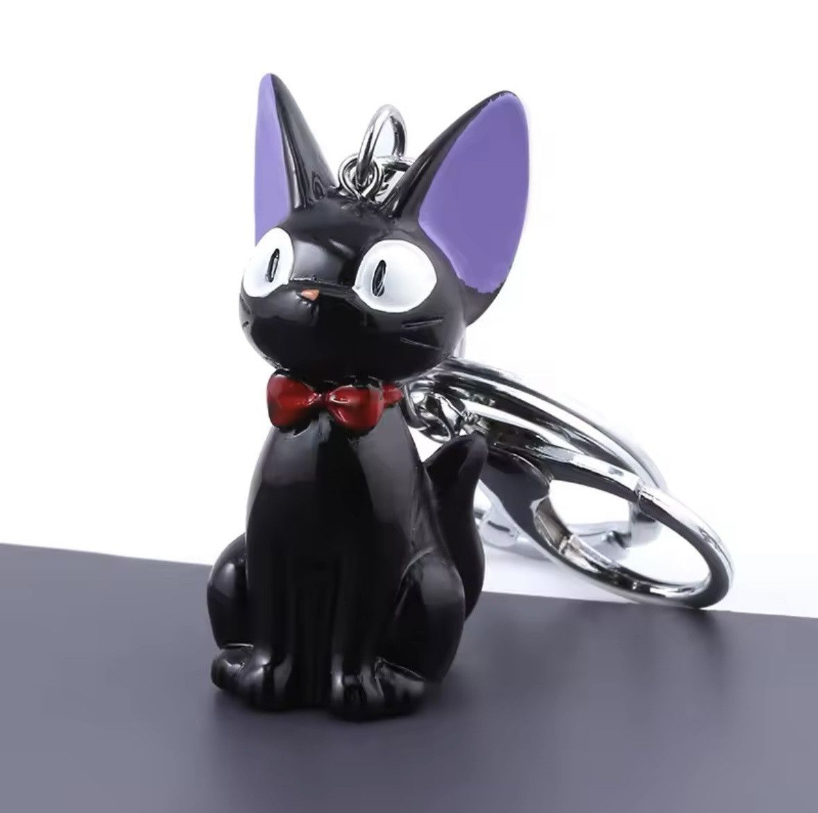 Designer Anime black cat keychain Size ONE SIZE - 1 Thumbnail