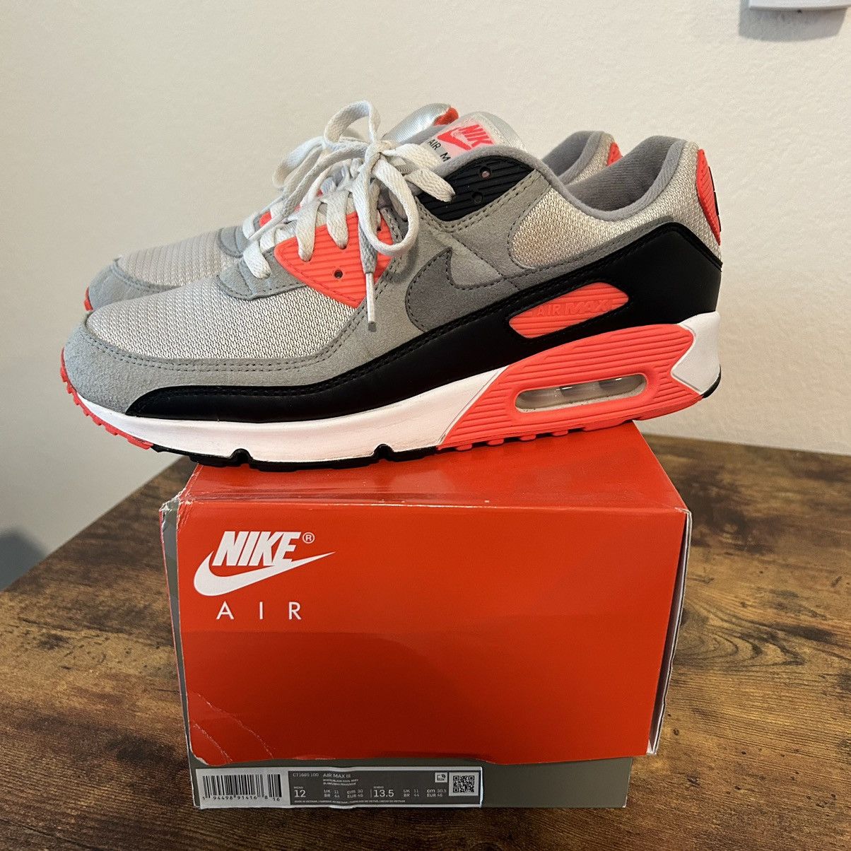 Nike Nike air max 90 Infrared OG Size US 12 / EU 45 - 2 Thumbnail