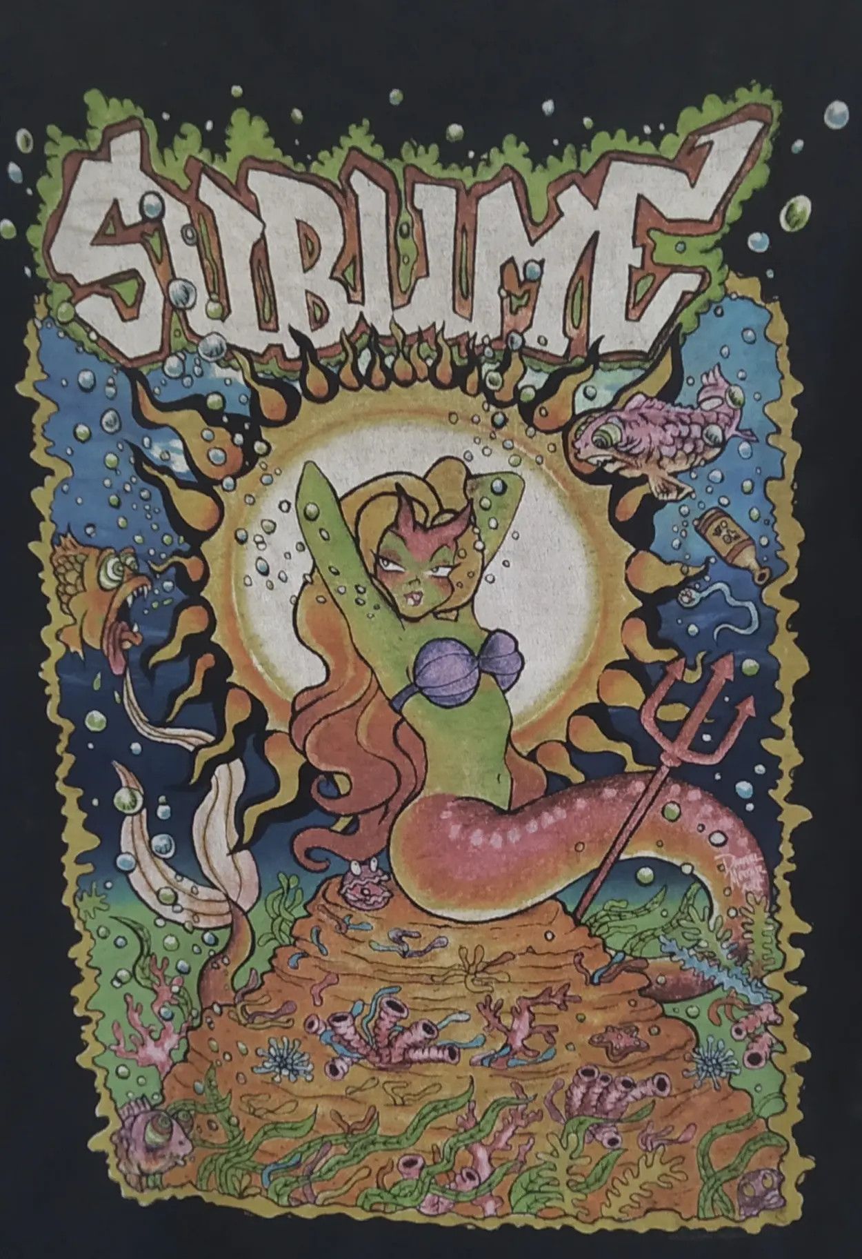 Band Tees Sublime "Mermaid" Graphic Tee Size US M / EU 48-50 / 2 - 9 Thumbnail