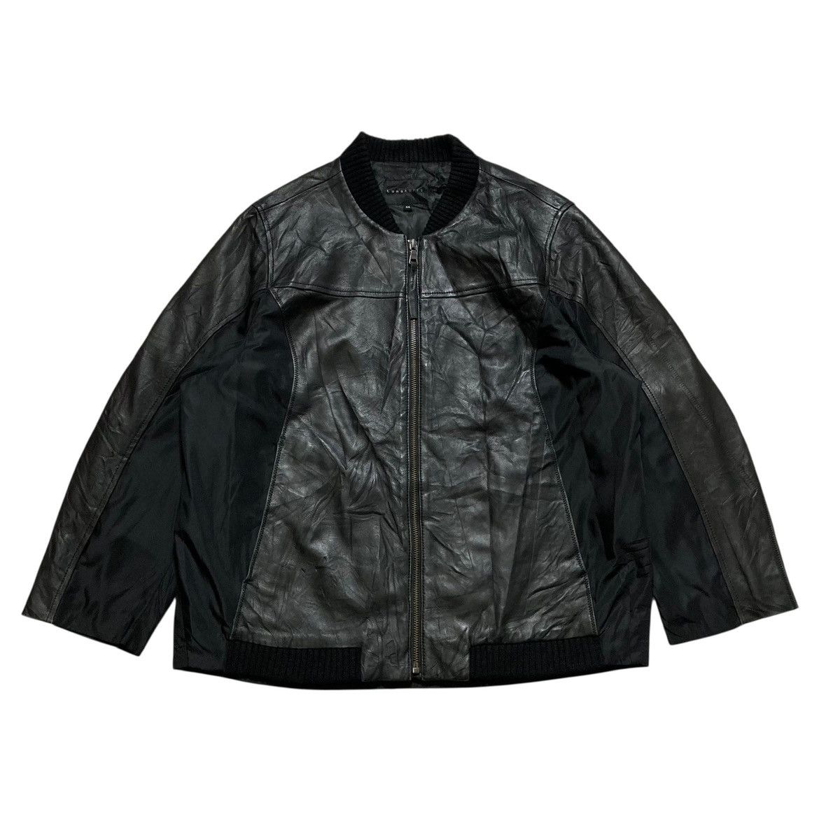 Ekam LUNAKORSS - Vintage Designer Leather Boxy Jacket Vkei Style Size US L / EU 52-54 / 3 - 1 Thumbnail