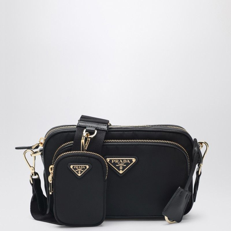 Prada Prada Black Re-Nylon Crossbody Bag Size ONE SIZE - 1 Thumbnail