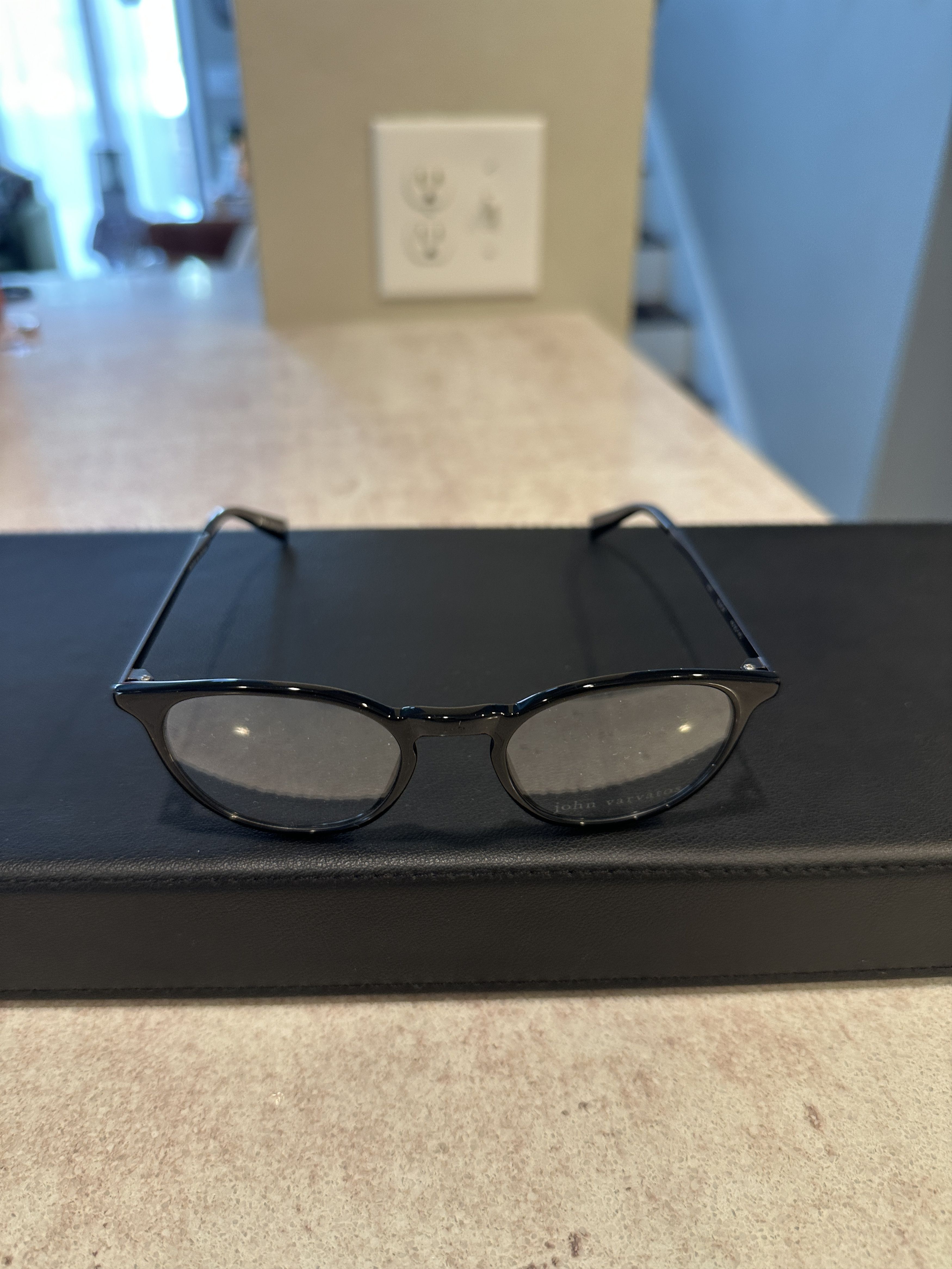 John Varvatos V371 48-20-145 Black Glasses Size ONE SIZE - 6 Thumbnail