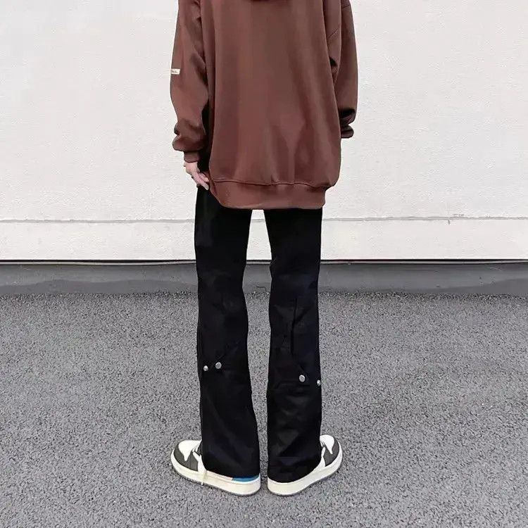 Japanese Brand Loose fitting high street black jeans Size US 32 / EU 48 - 6 Thumbnail