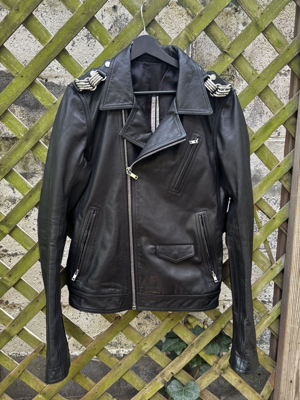 rick owens ライダース　stooges RU15S4764-LGI rick owens ライダース stooges RU15S4764-LGI ブランド古着】STOOGES