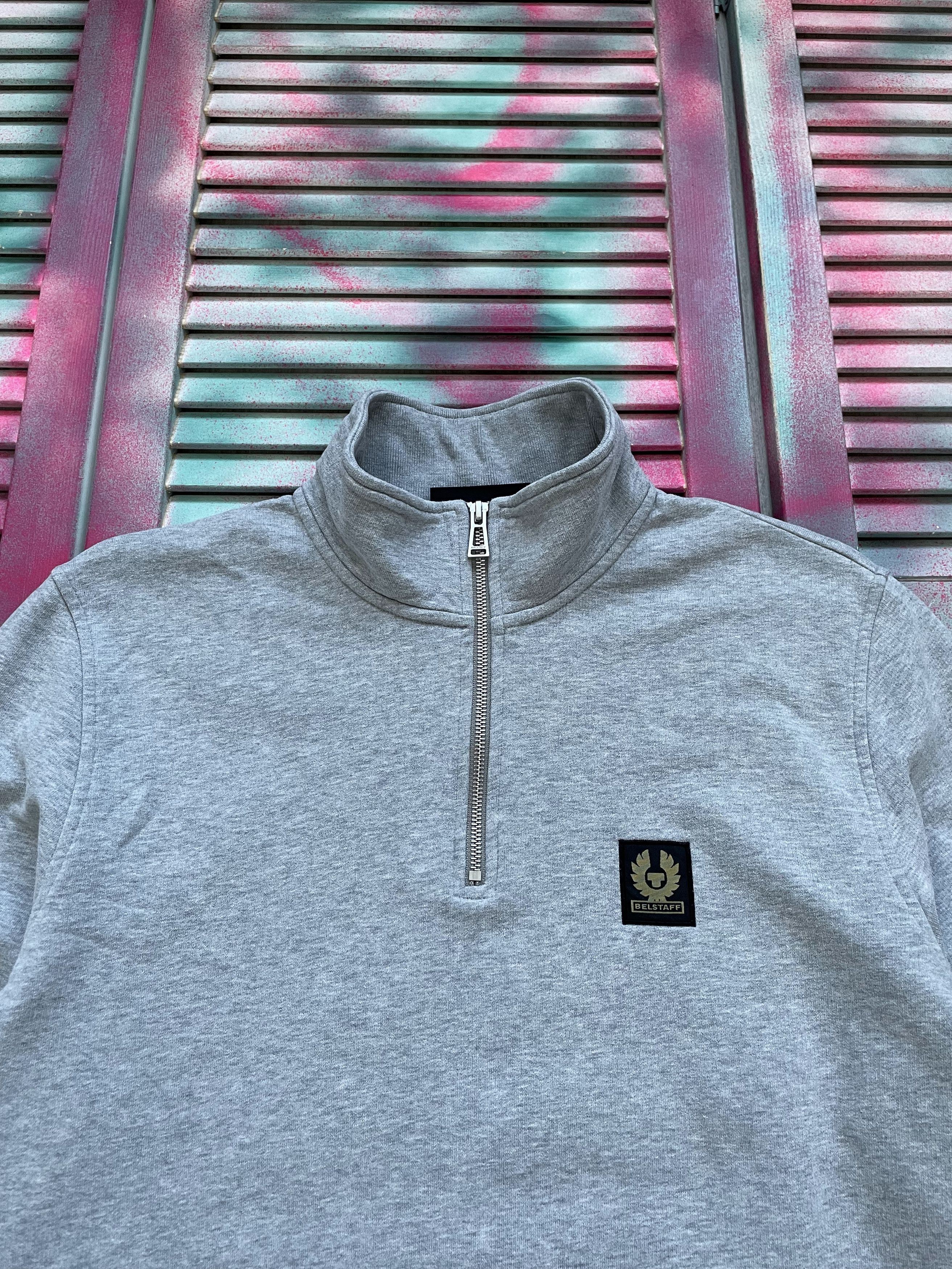 Belstaff Vintage Belstaff 1/3 Zip Sweatshirt Size US L / EU 52-54 / 3 - 2 Thumbnail