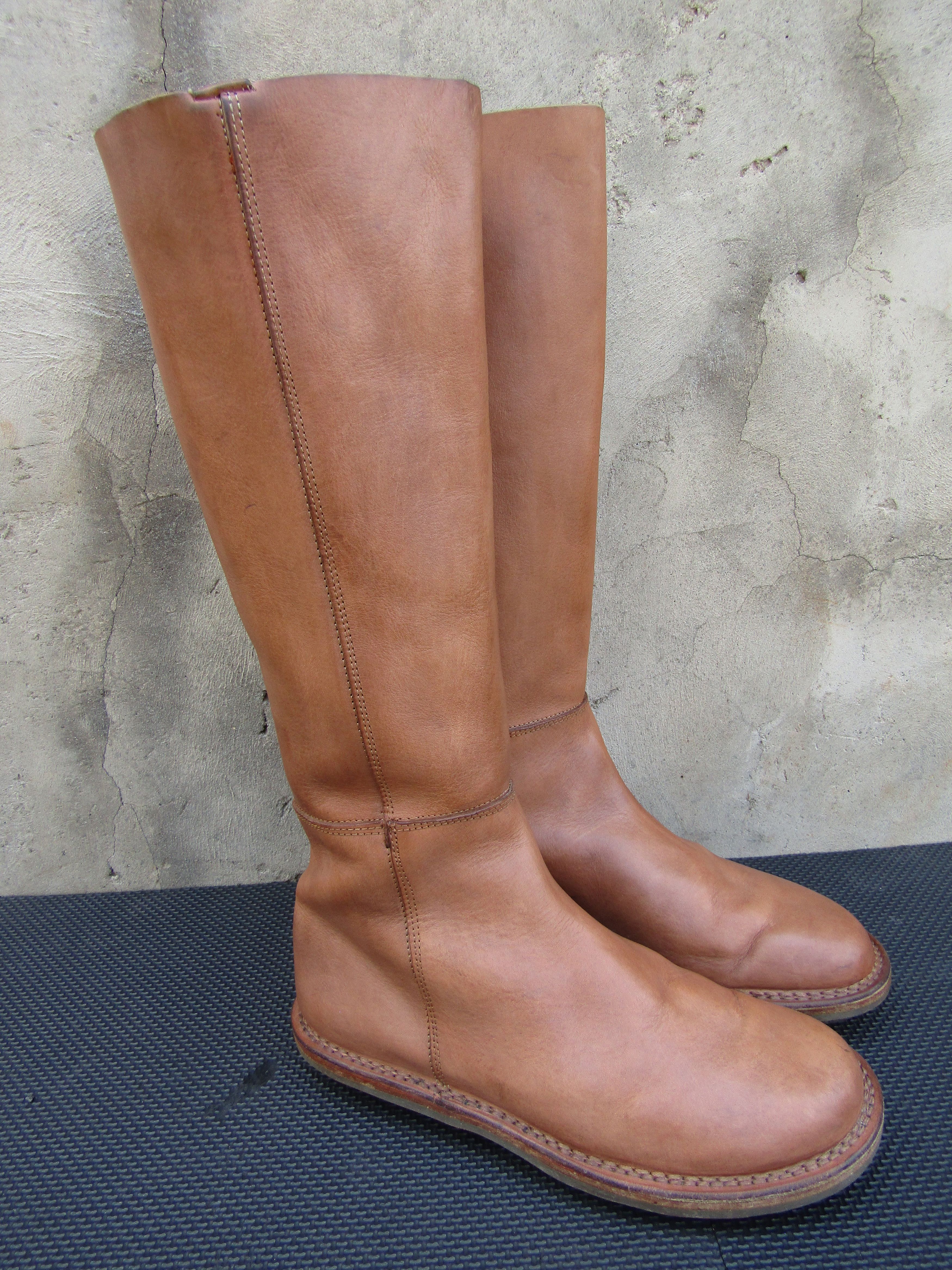 Trippen Trippen Slip on Zipper Leather Tall Boots Women's Size US 9 / IT 39 - 3 Thumbnail