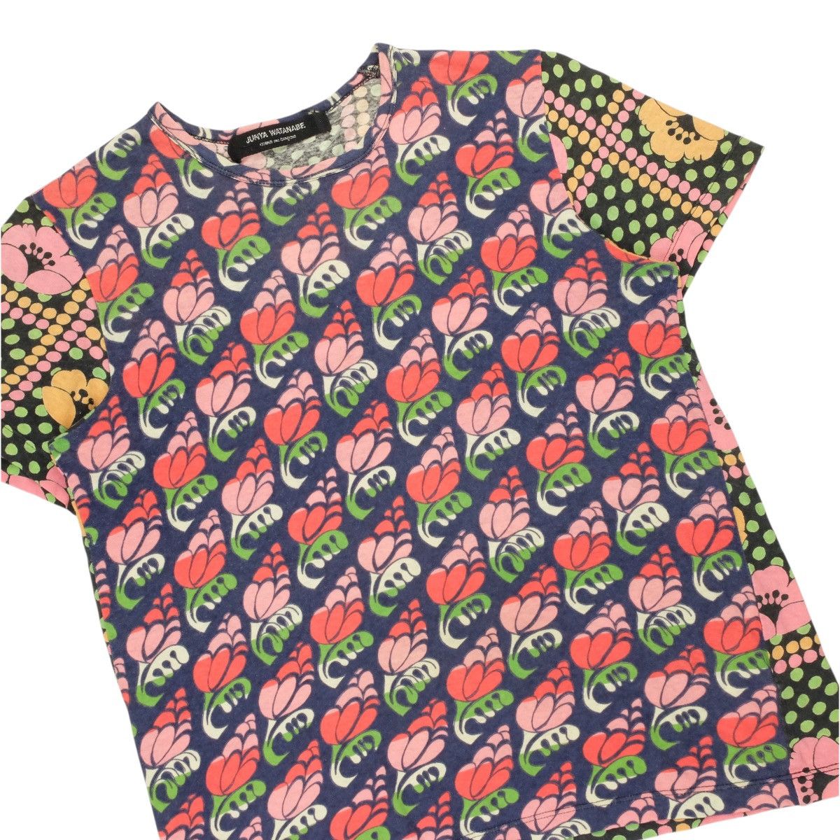 Junya Watanabe Junya Watanabe Mixed Floral Tee Size US M / EU 48-50 / 2 - 3 Thumbnail